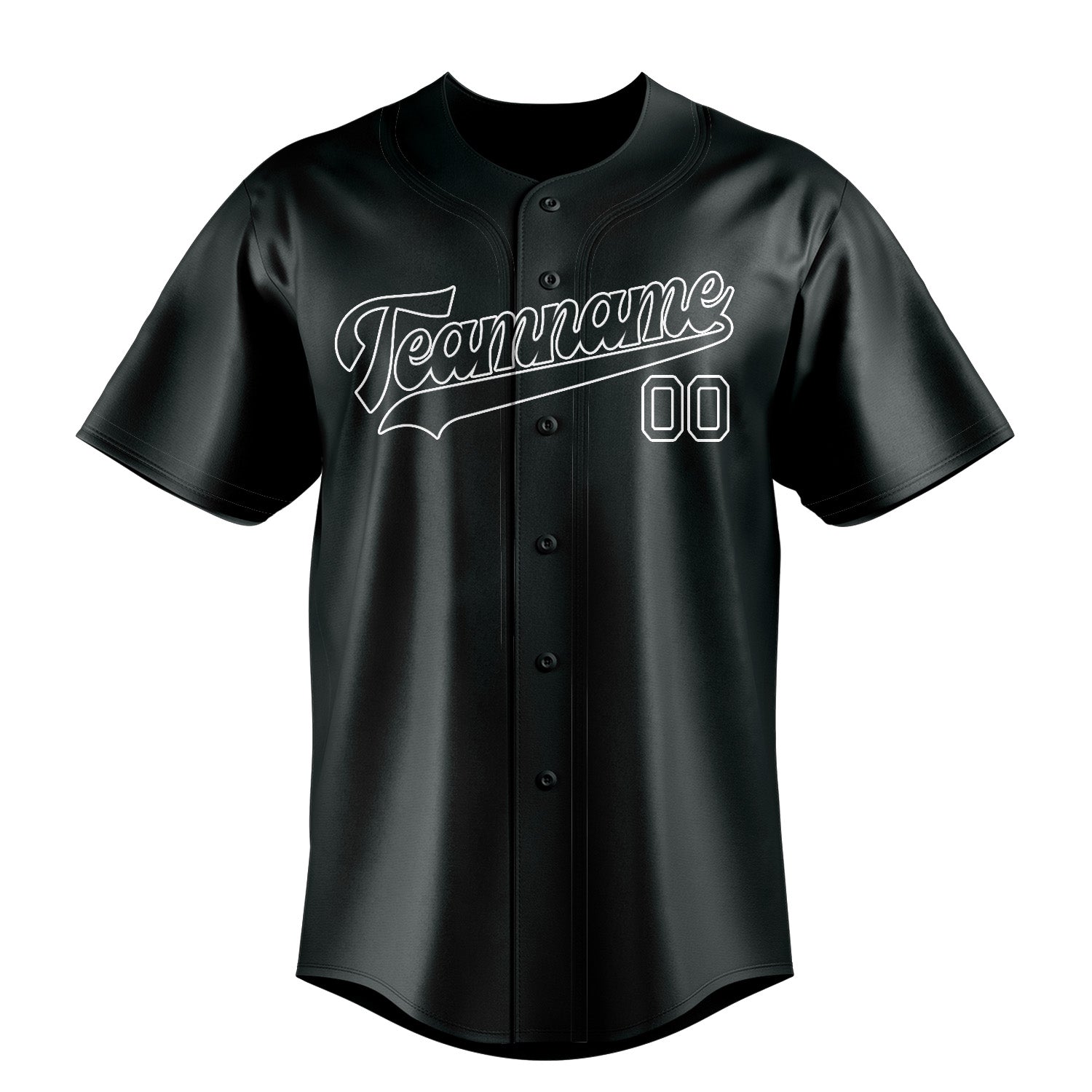 Custom Dark Grey White Baseball Jersey