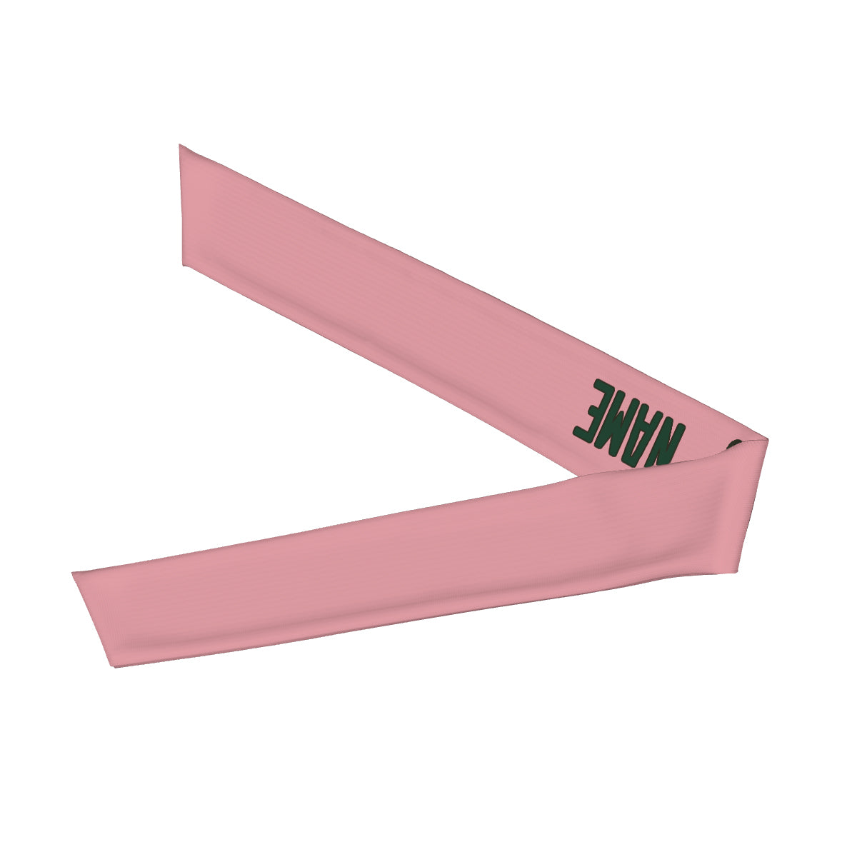 Custom Light Pink Green Headband