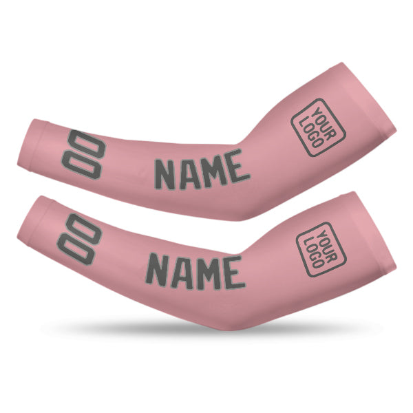 Custom Light Pink Dark Grey Arm Sleeve