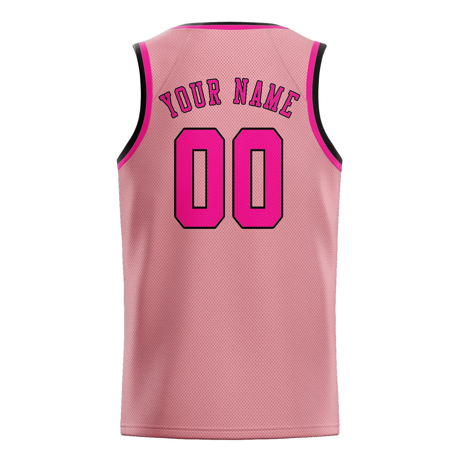 Custom Light Pink Pink Basketball Jersey