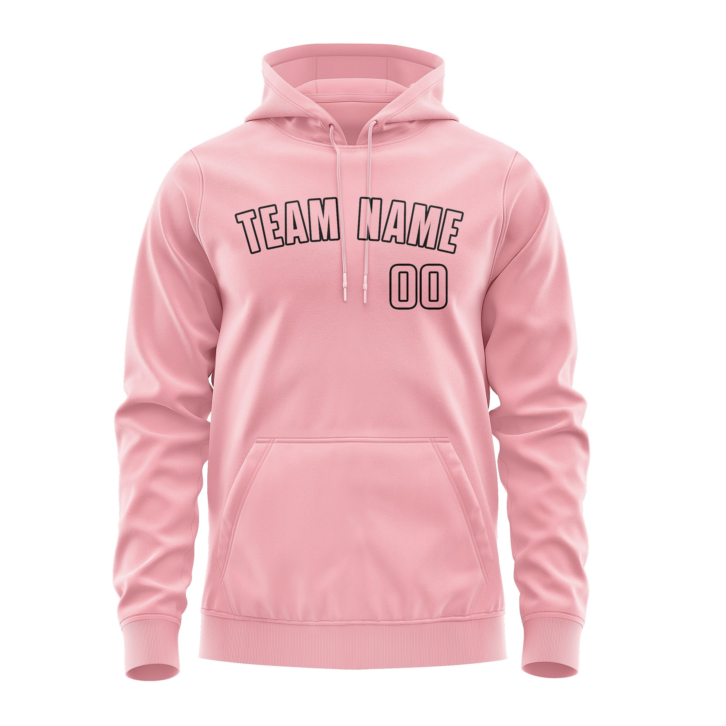 Custom Light Pink Light Pink Hoodie