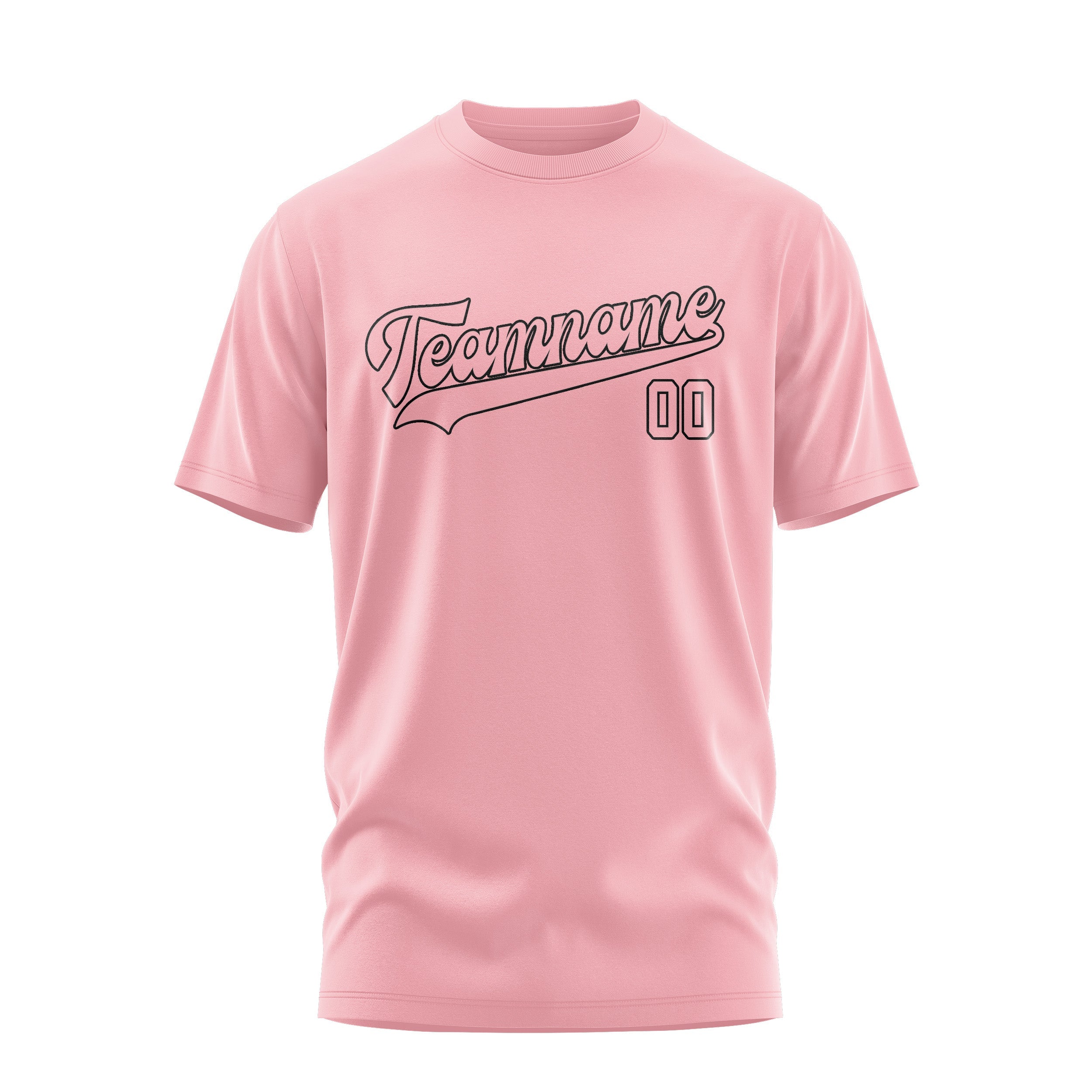 Custom Light Pink Light Pink T-Shirt