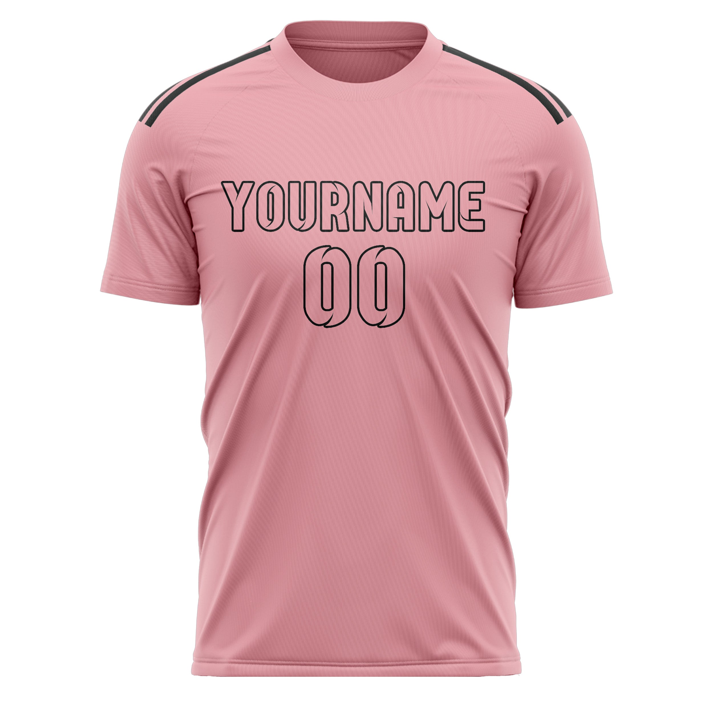Custom Light Pink Light Pink Soccer Jersey