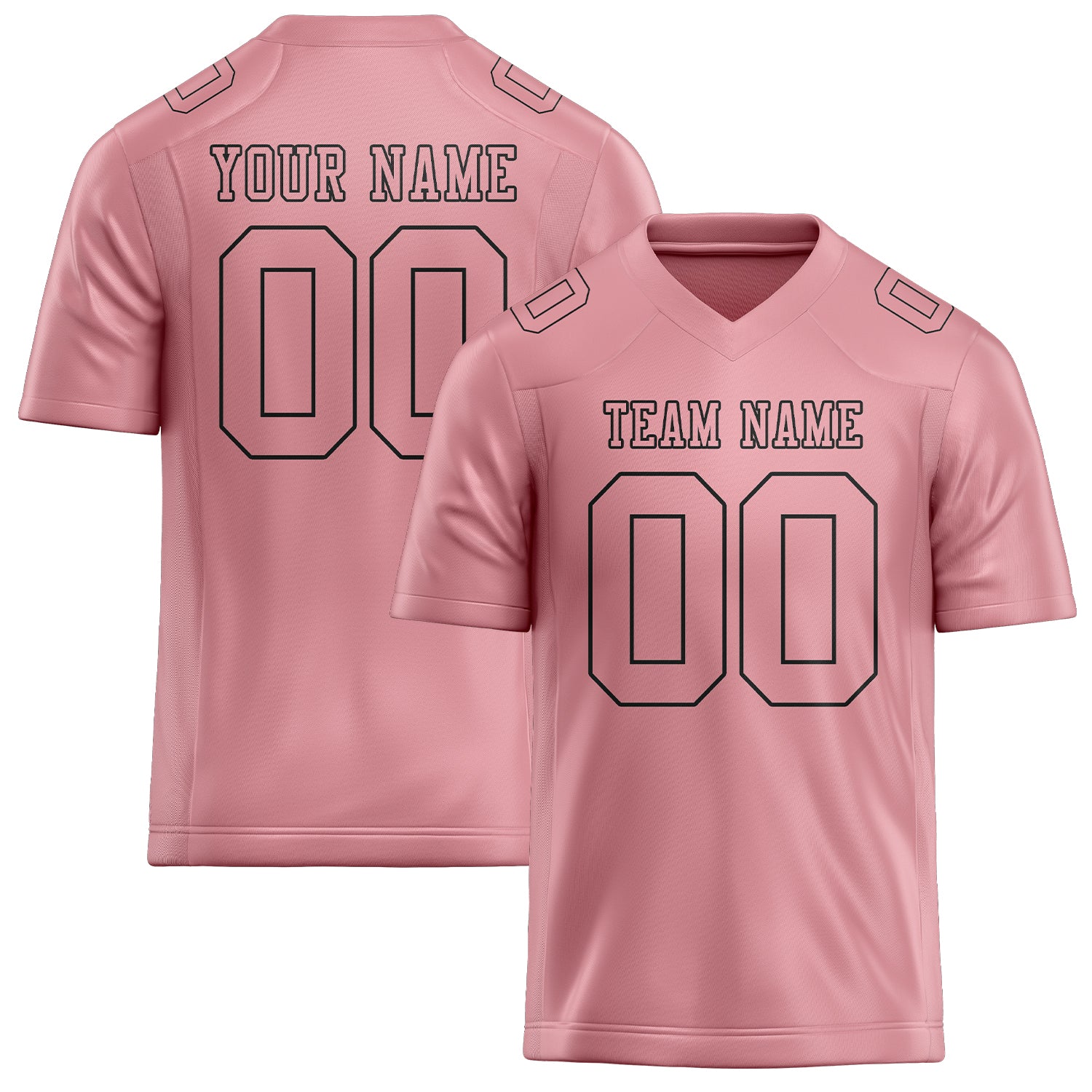 Custom Light Pink Light Pink Football Jersey