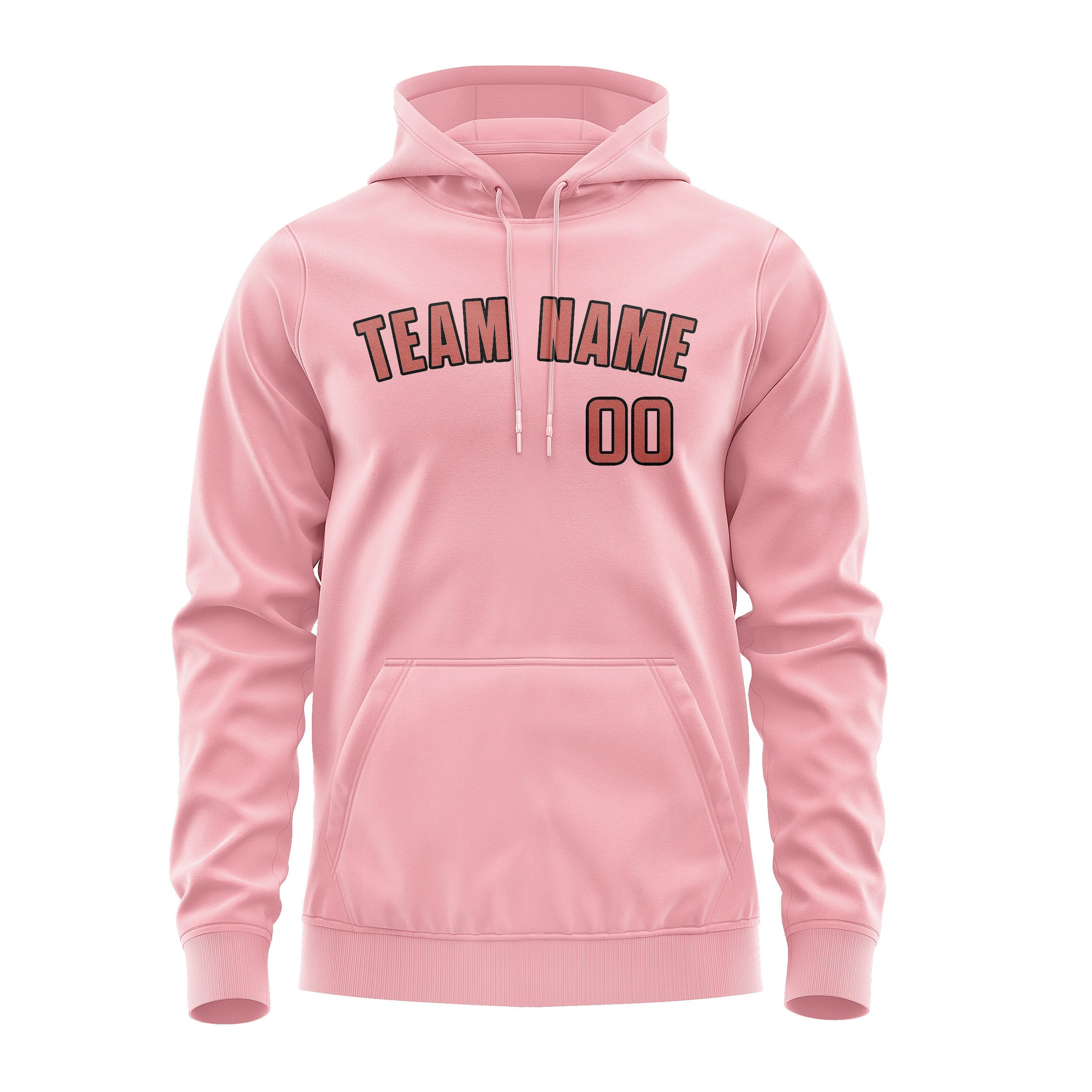 Custom Light Pink Copper Rose Hoodie