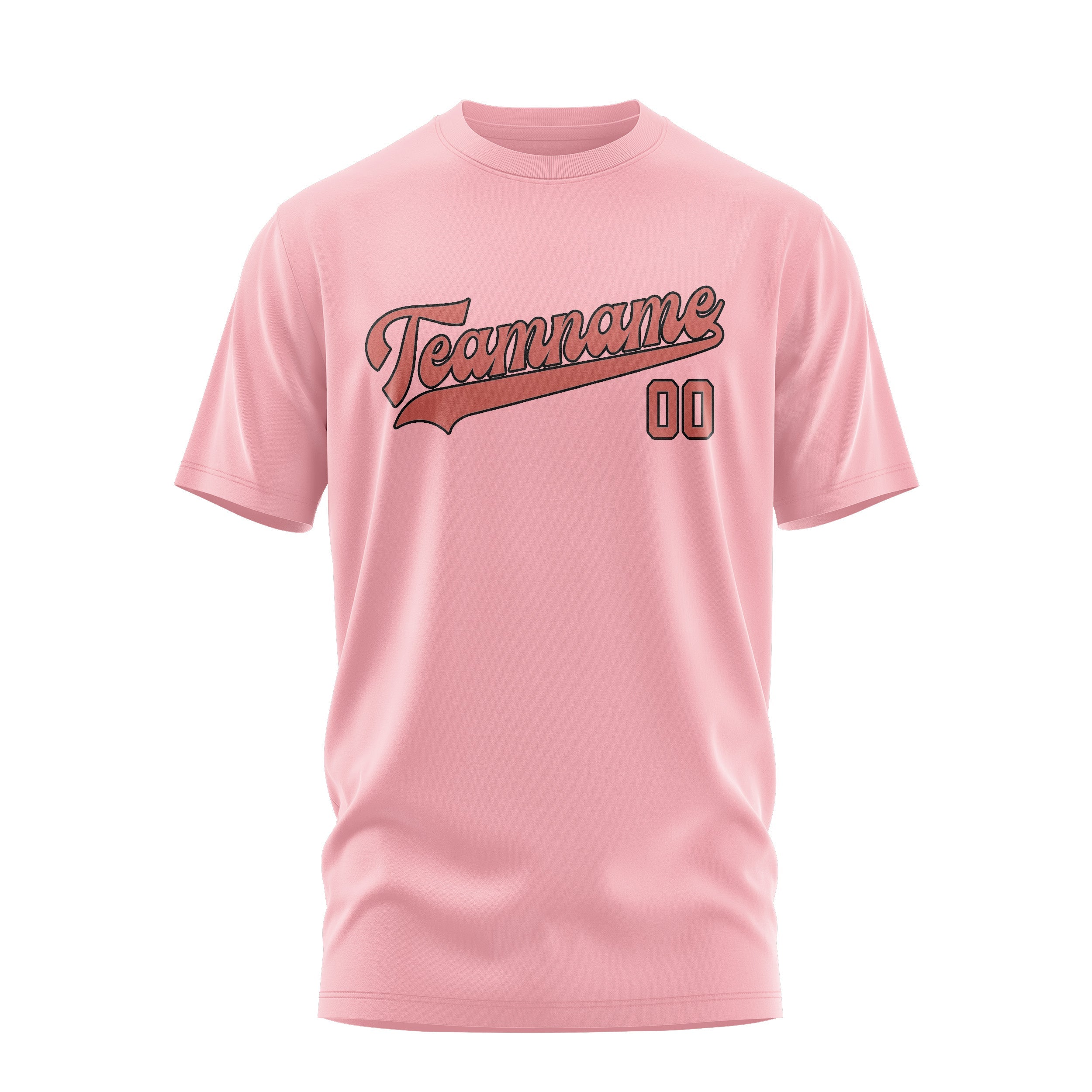 Custom Light Pink Copper Rose T-Shirt