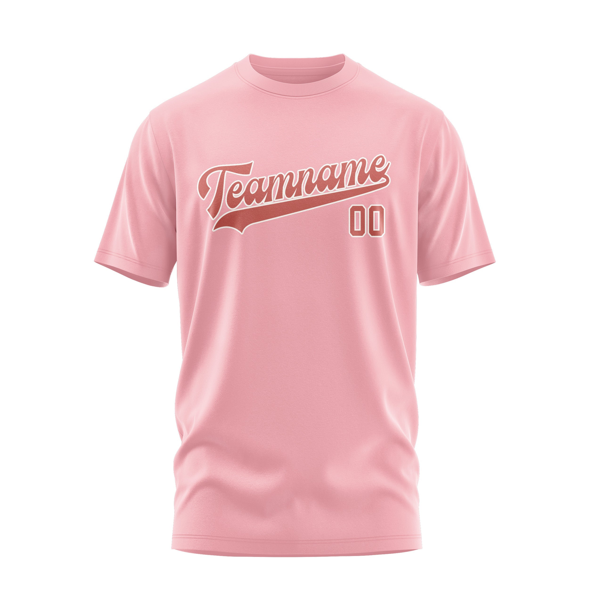 Custom Light Pink Copper Rose T-Shirt