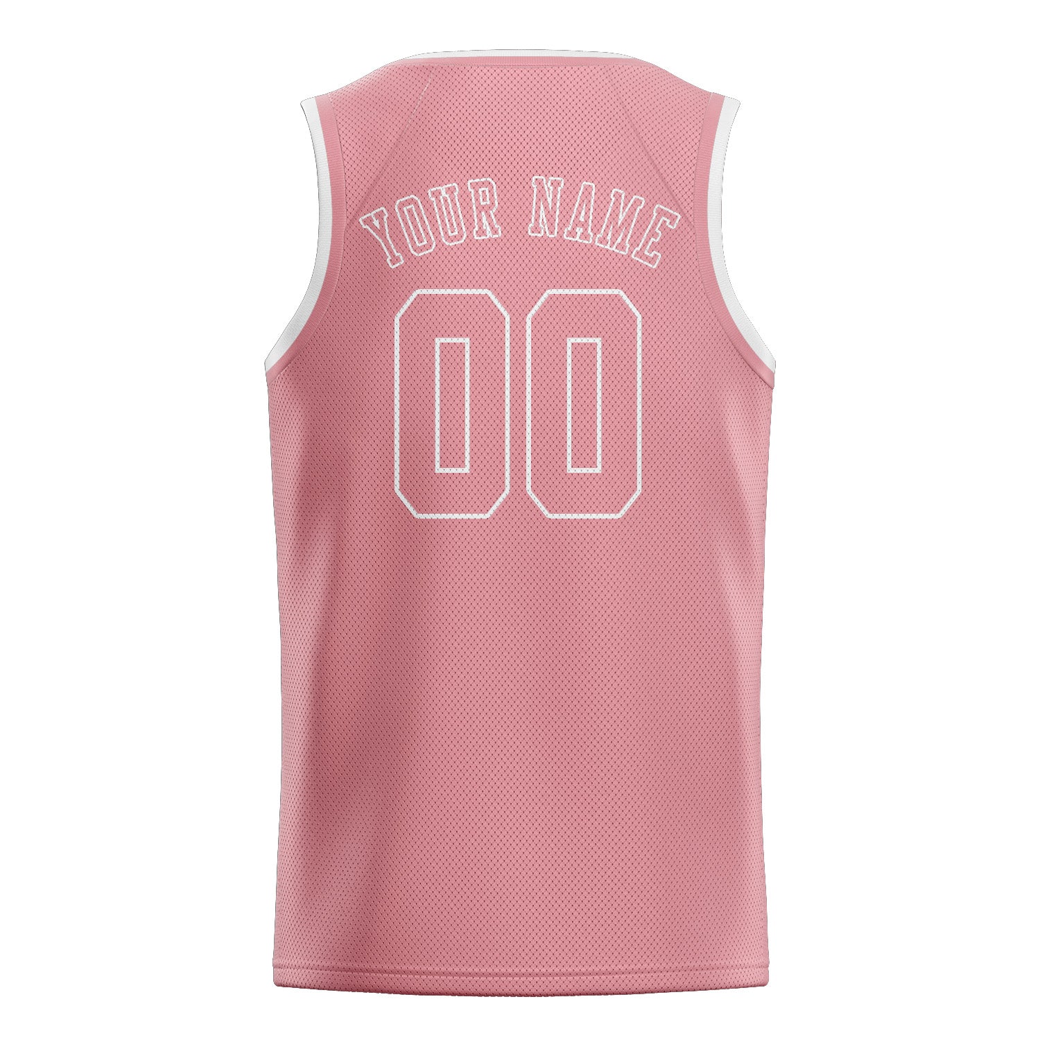 Custom Light Pink Light Pink Basketball Jersey