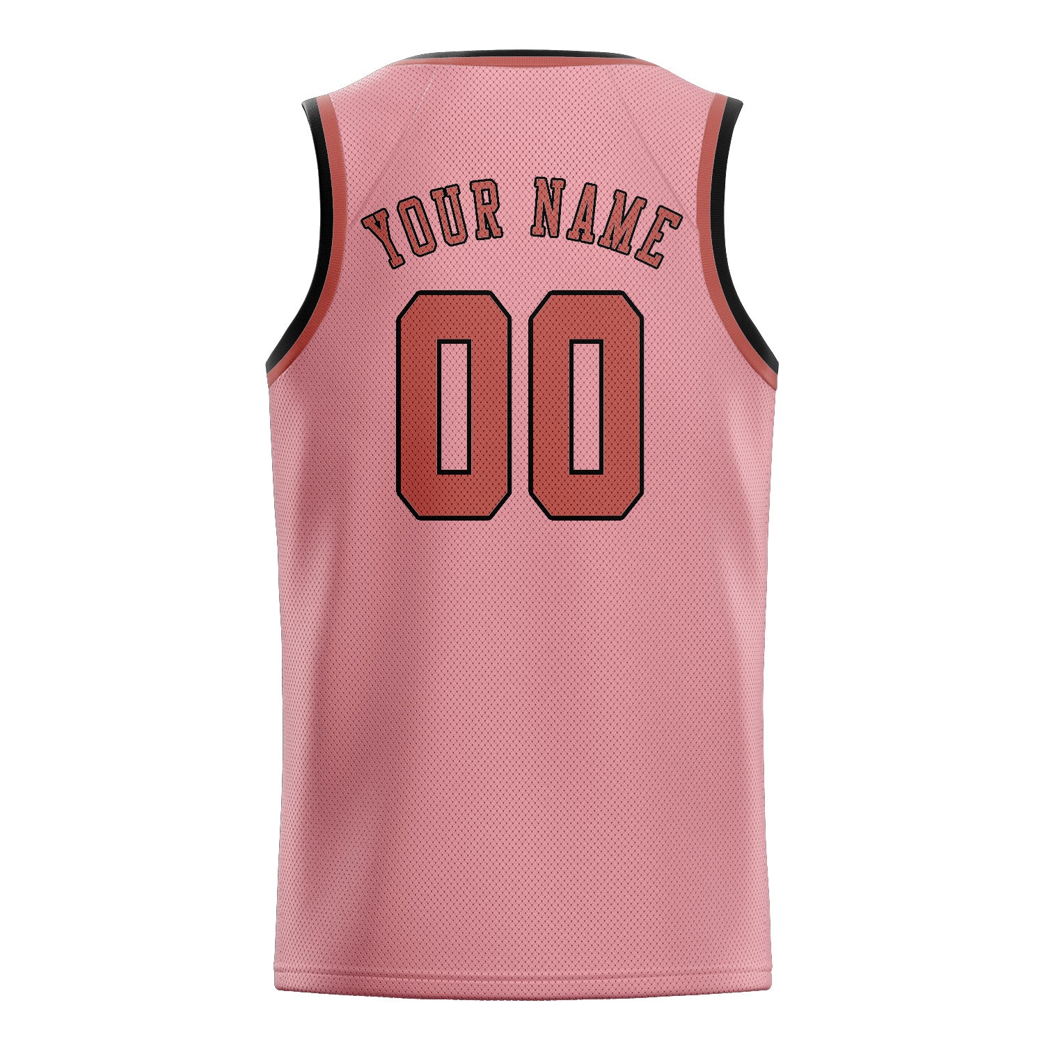 Custom Light Pink Copper Rose Basketball Jersey