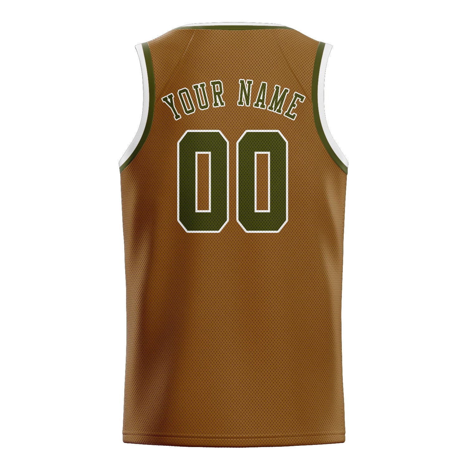 Custom Khaki Olive Basketball Jersey