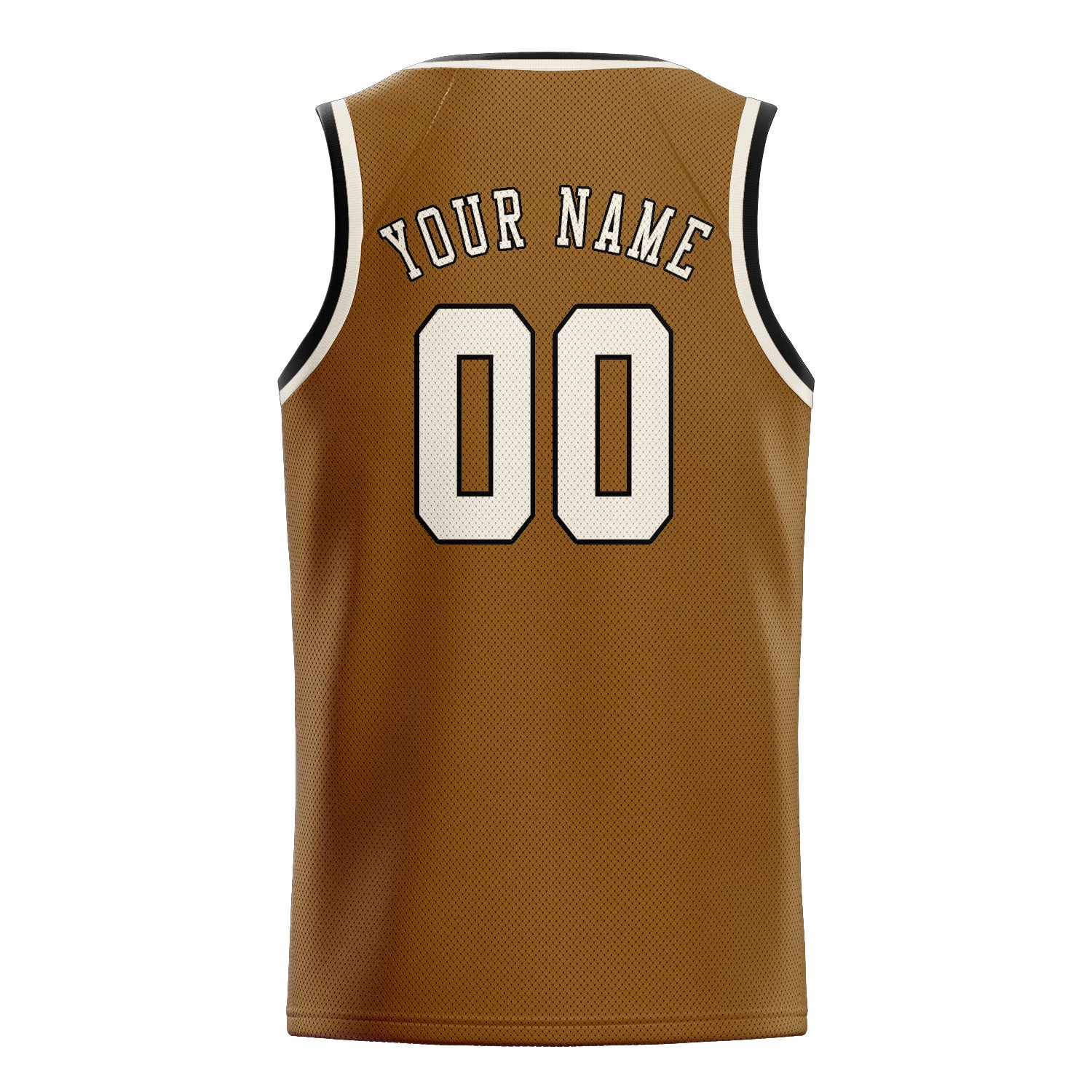 Custom Khaki Cream Basketball Jersey