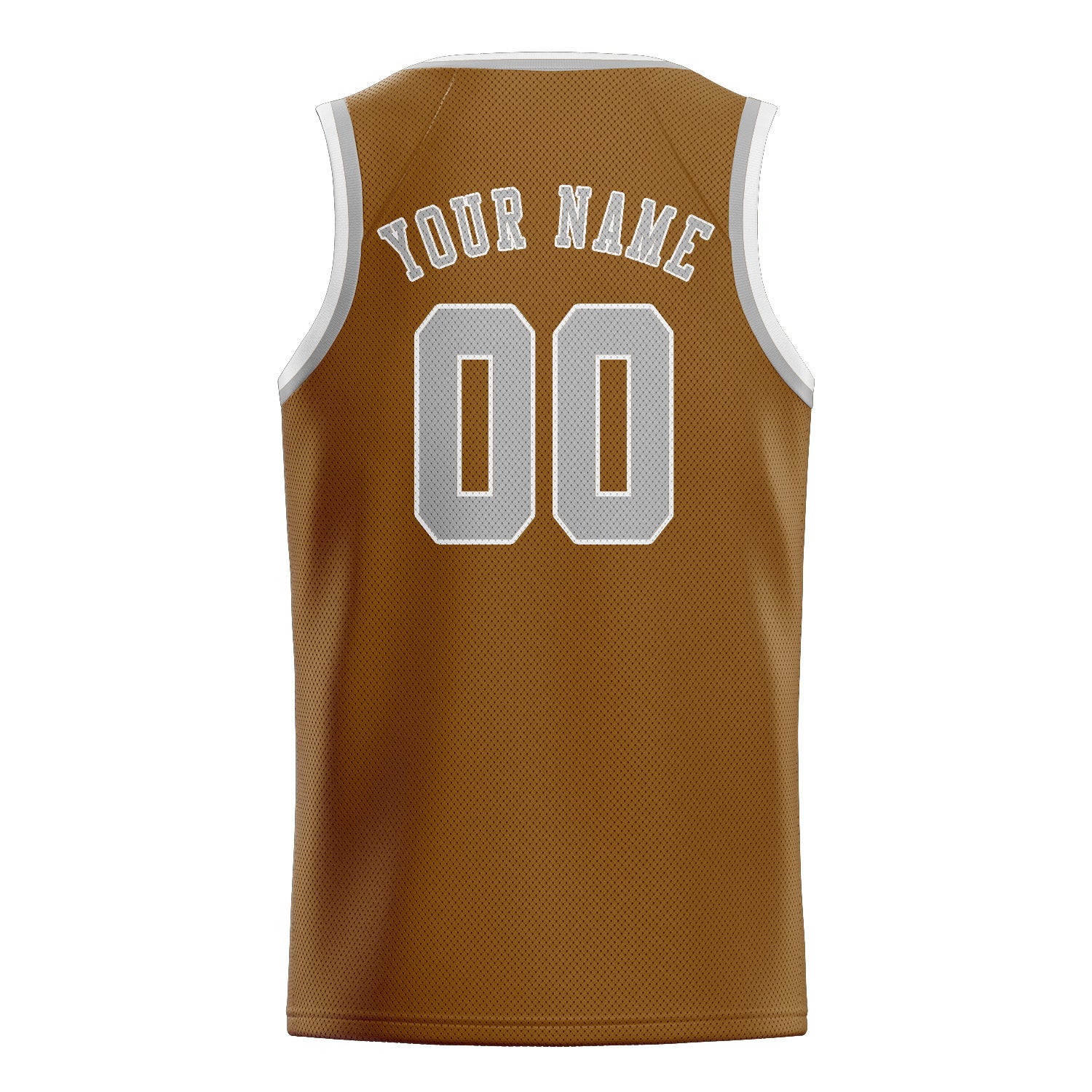 Custom Khaki Gray Basketball Jersey