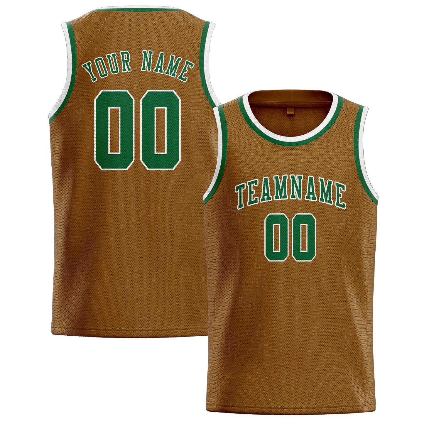 Custom Khaki Green Basketball Jersey