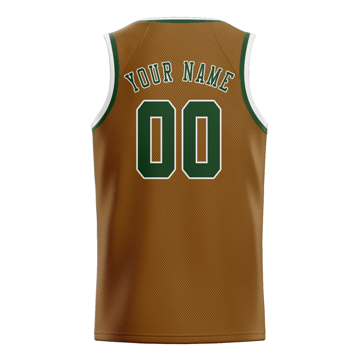 Custom Khaki Dark Green Basketball Jersey