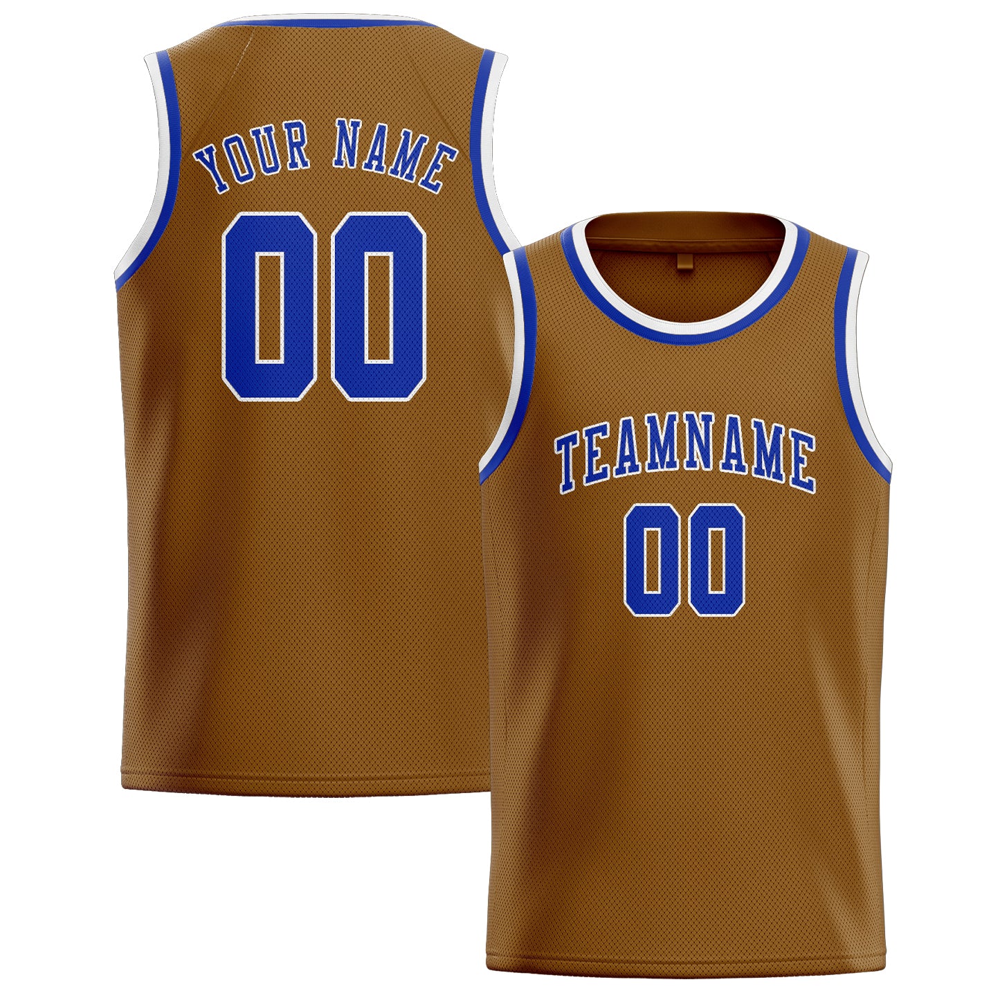 Custom Khaki Sky Blue Basketball Jersey