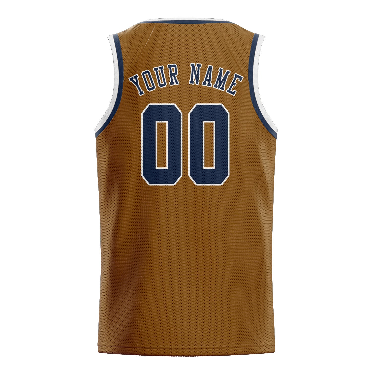 Custom Khaki Blue Basketball Jersey