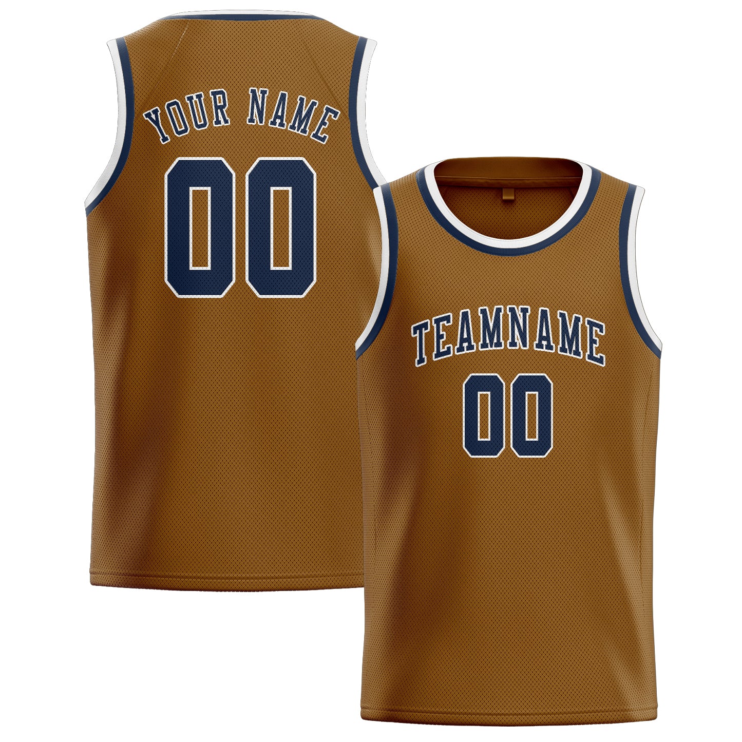 Custom Khaki Blue Basketball Jersey