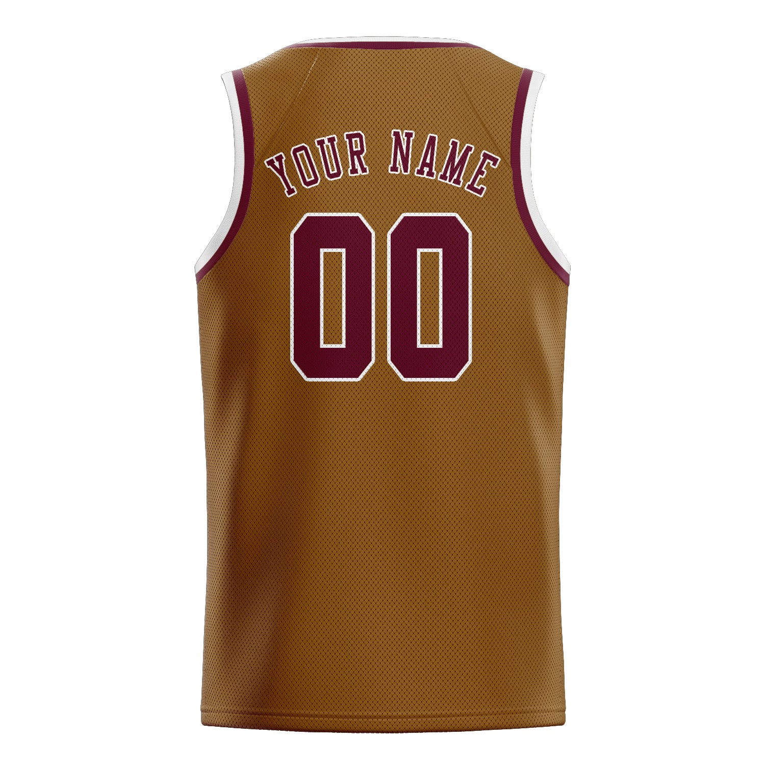 Custom Khaki Crimson Red Basketball Jersey