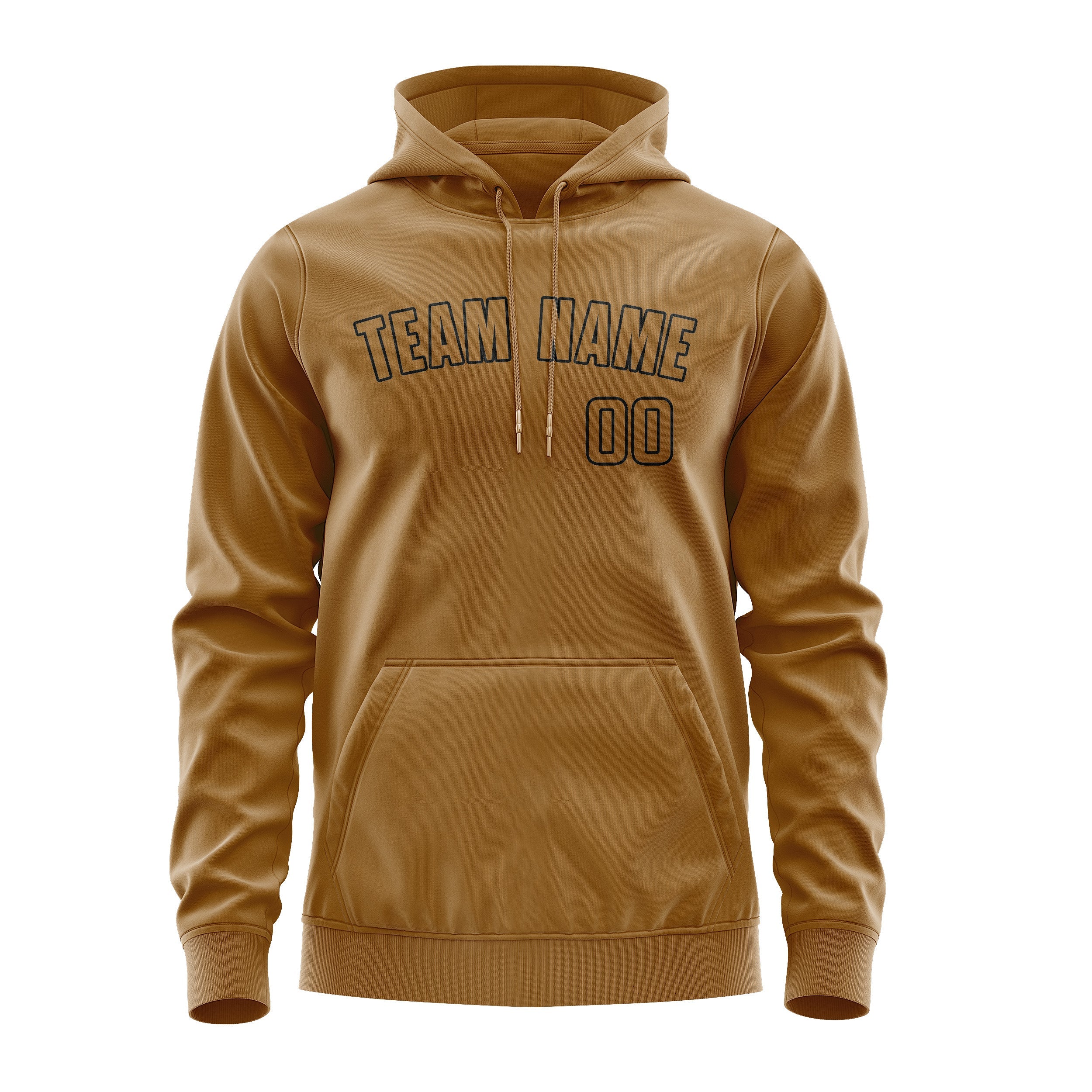 Custom Khaki Khaki Hoodie