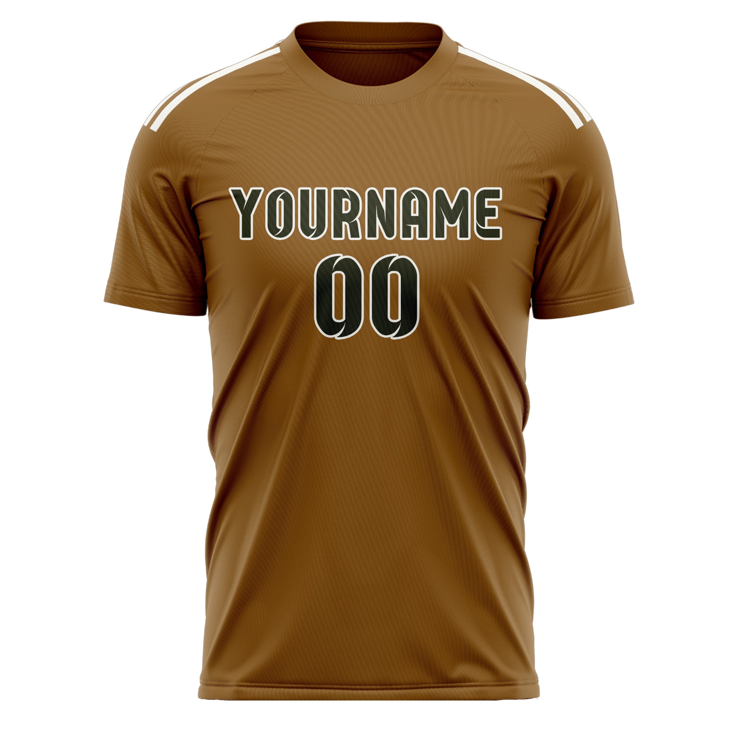 Custom Khaki Olive Soccer Jersey