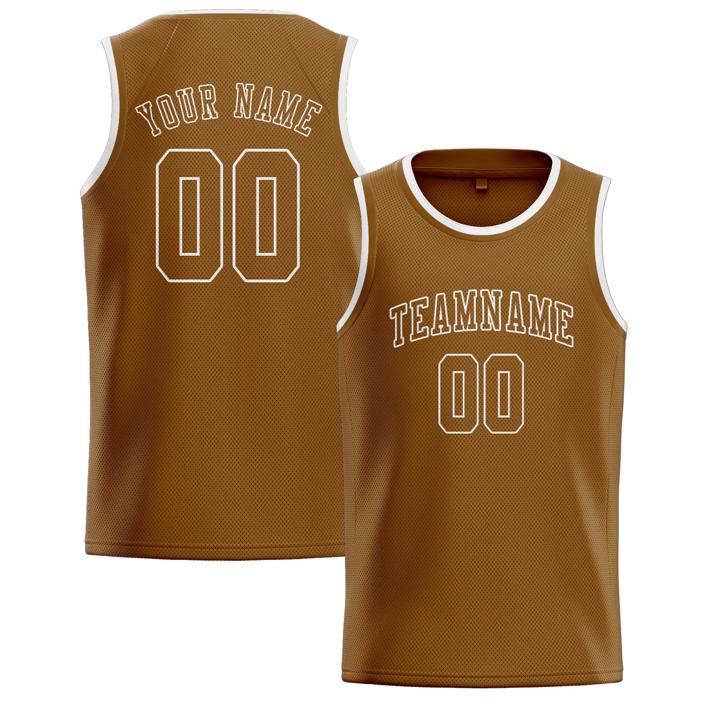 Custom Khaki Khaki Basketball Jersey