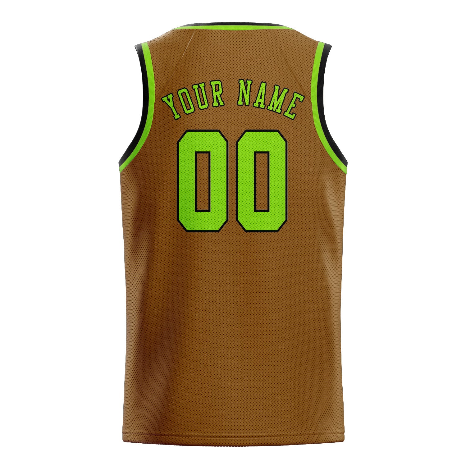 Custom Khaki Emerald Green Basketball Jersey