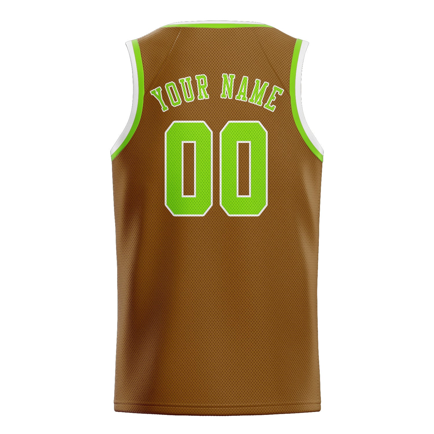 Custom Khaki Emerald Green Basketball Jersey