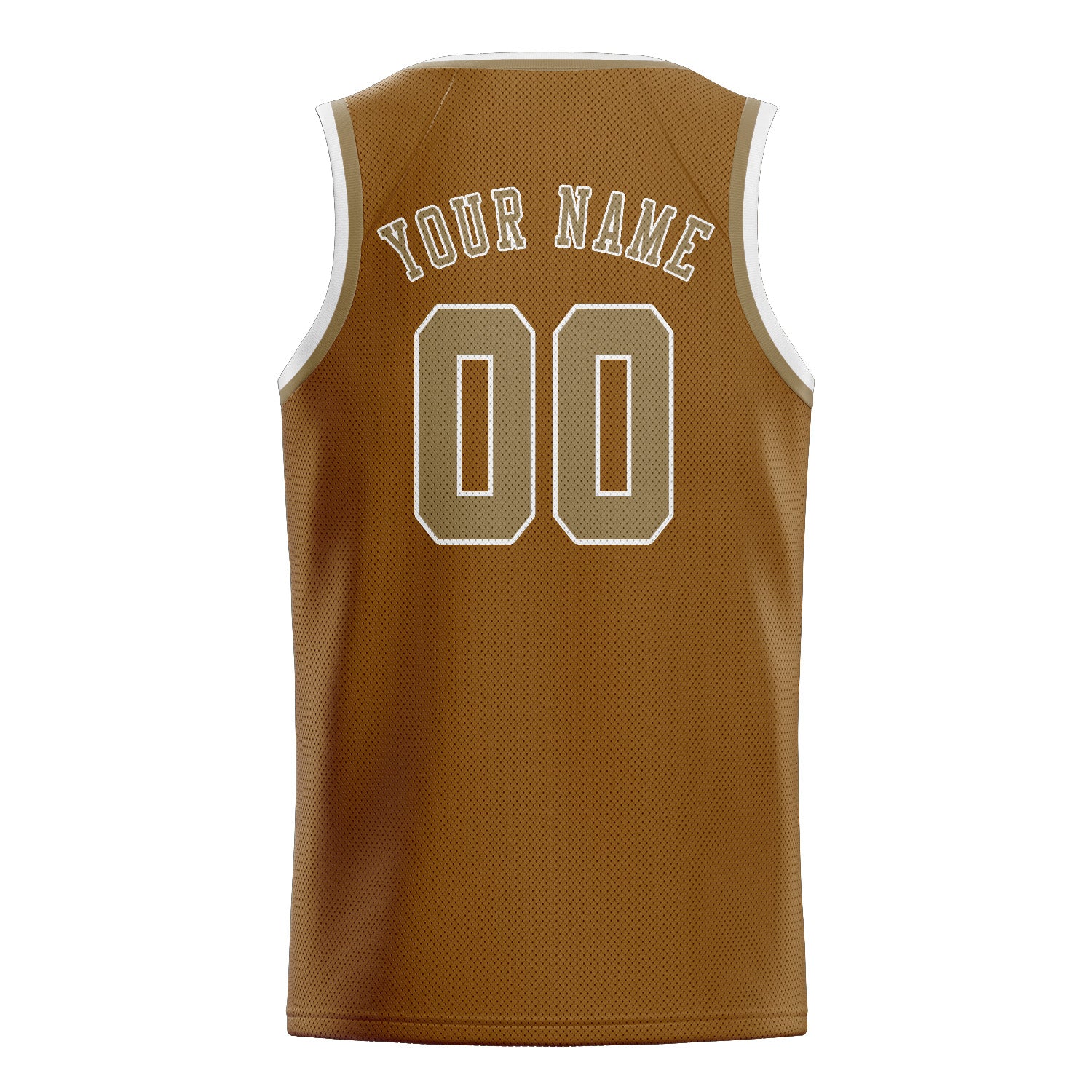 Custom Khaki Light Khaki Basketball Jersey