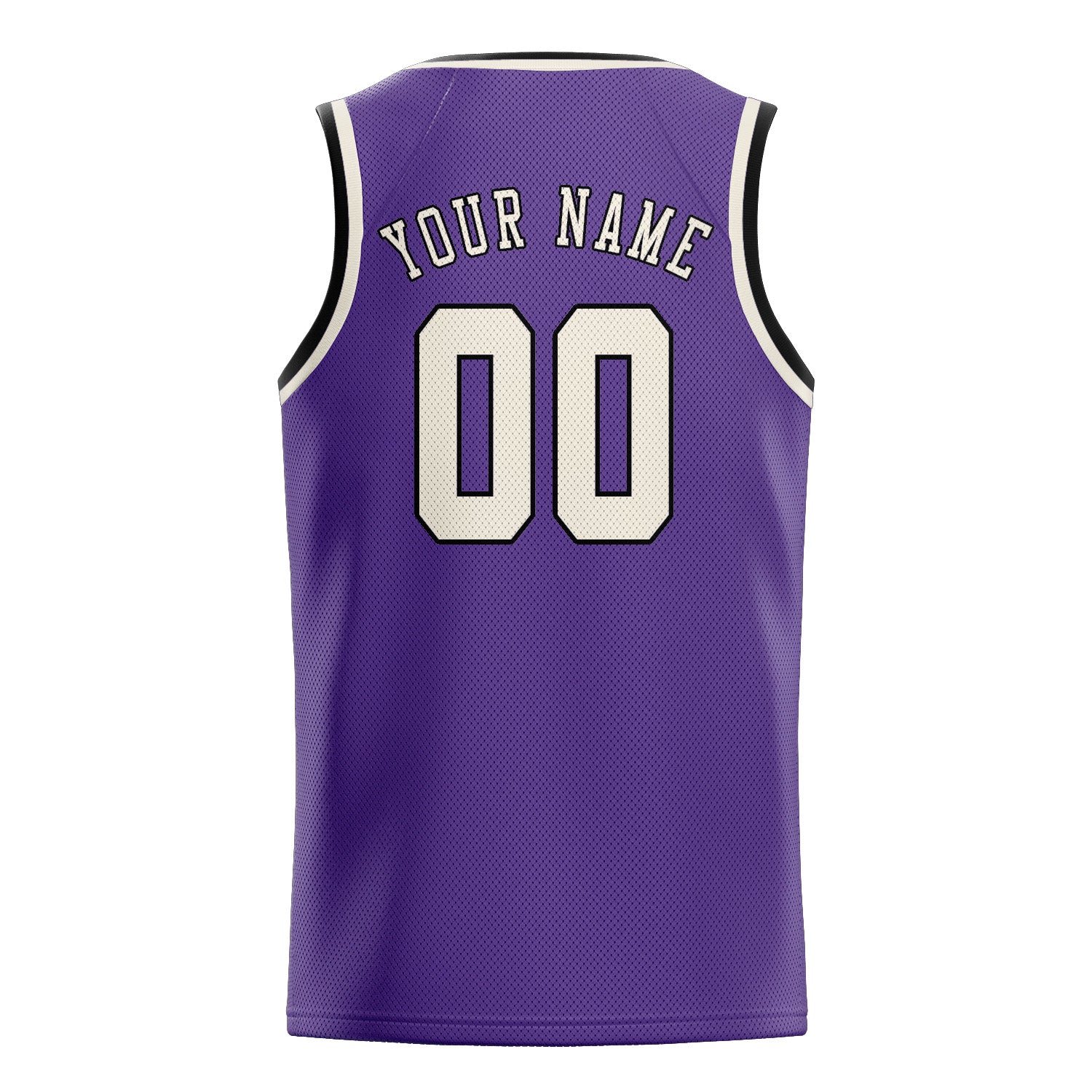 Custom Light Purple Cream Basketball Jersey