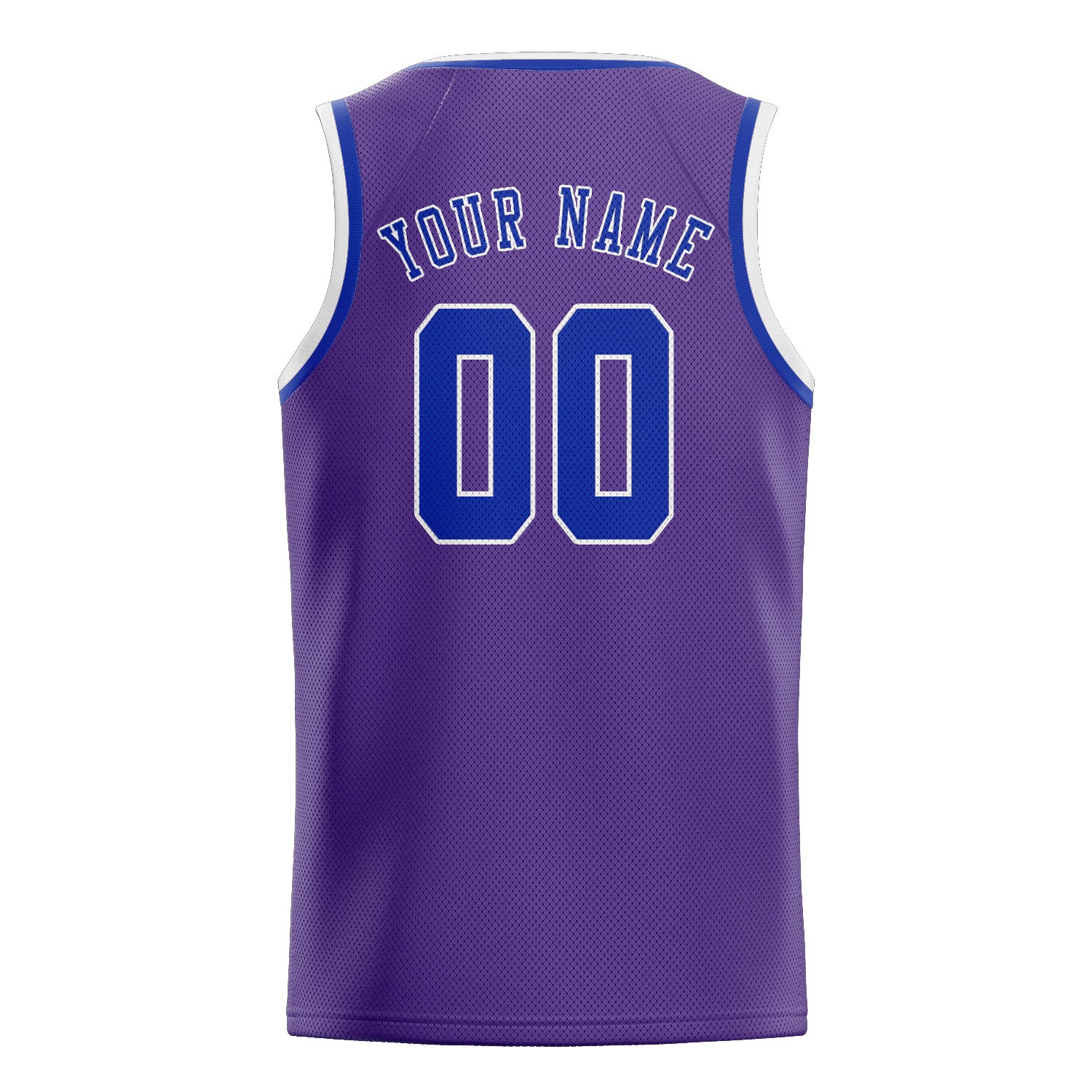 Custom Light Purple Sky Blue Basketball Jersey