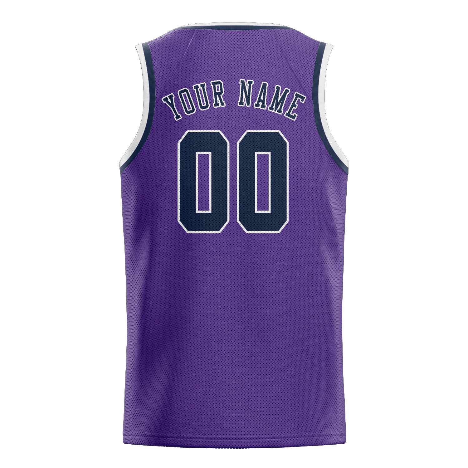 Custom Light Purple Blue Basketball Jersey