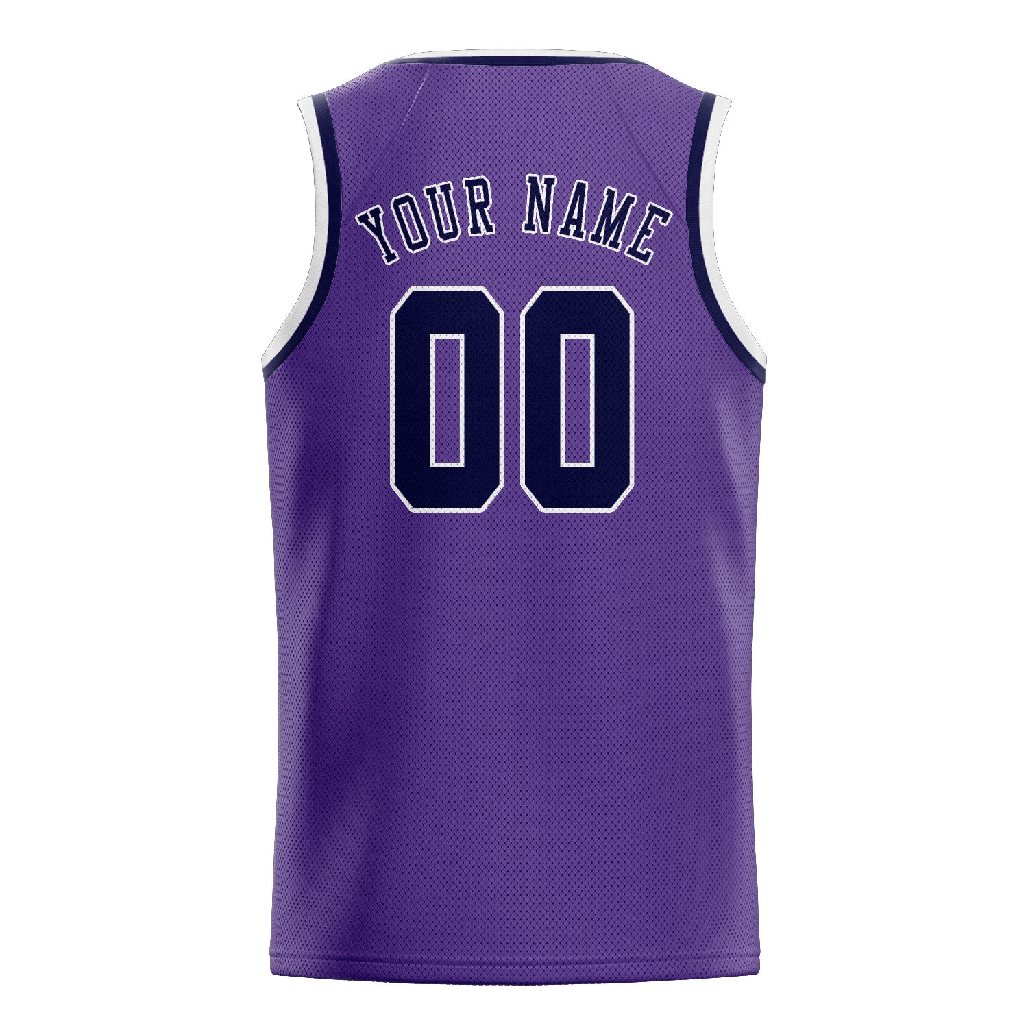 Custom Light Purple Navy Basketball Jersey