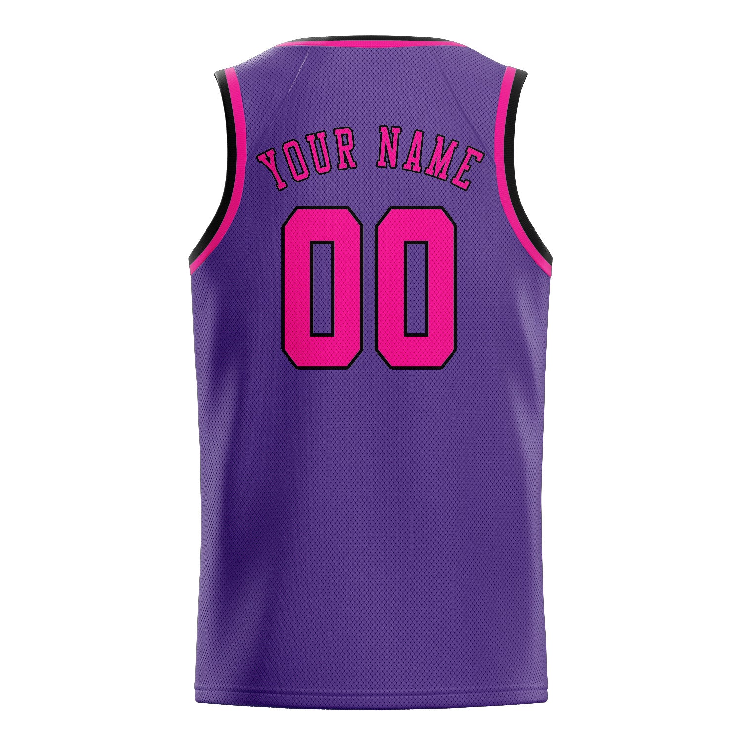Custom Light Purple Pink Basketball Jersey