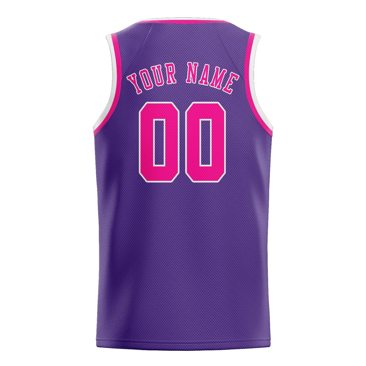Custom Light Purple Pink Basketball Jersey