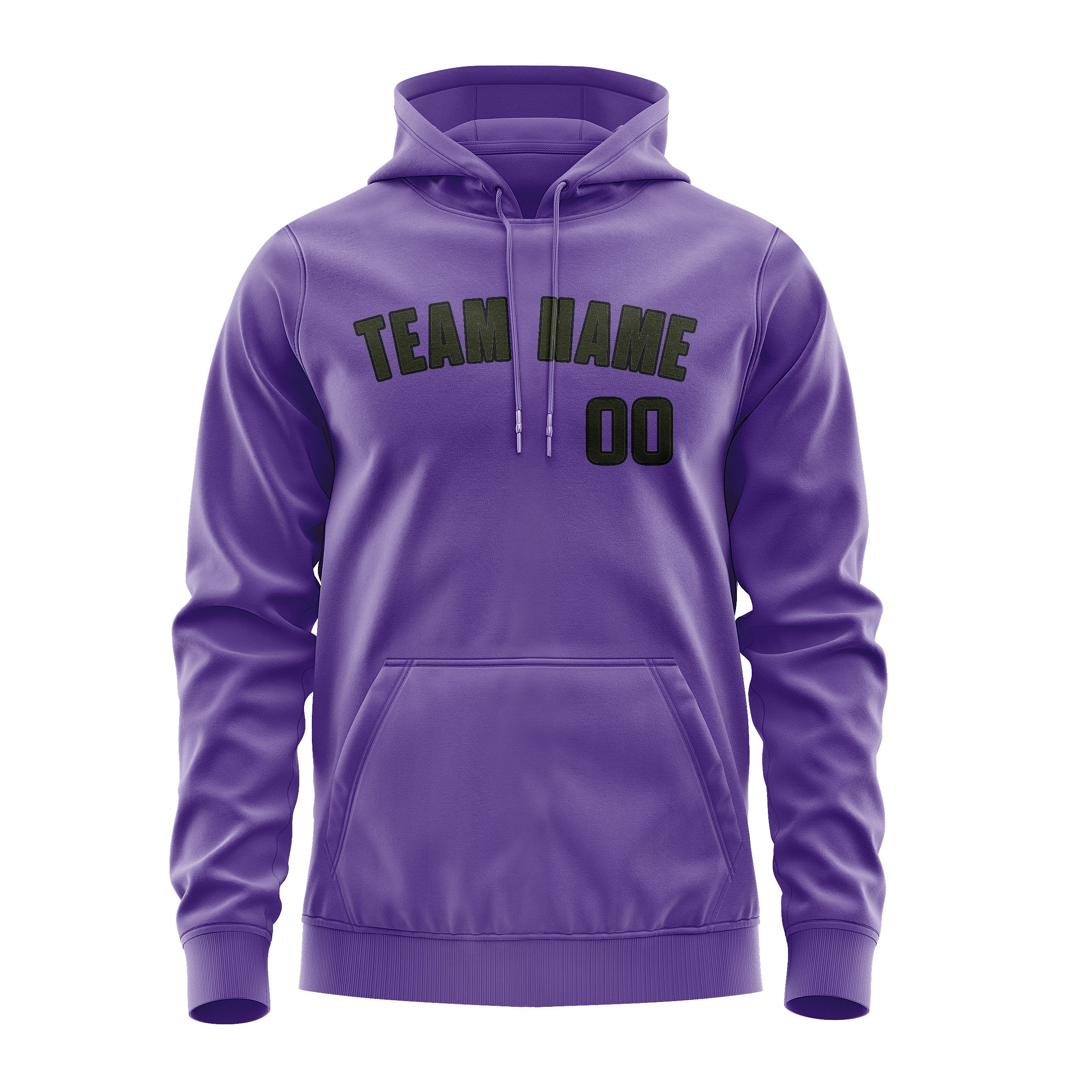 Custom Light Purple Olive Hoodie