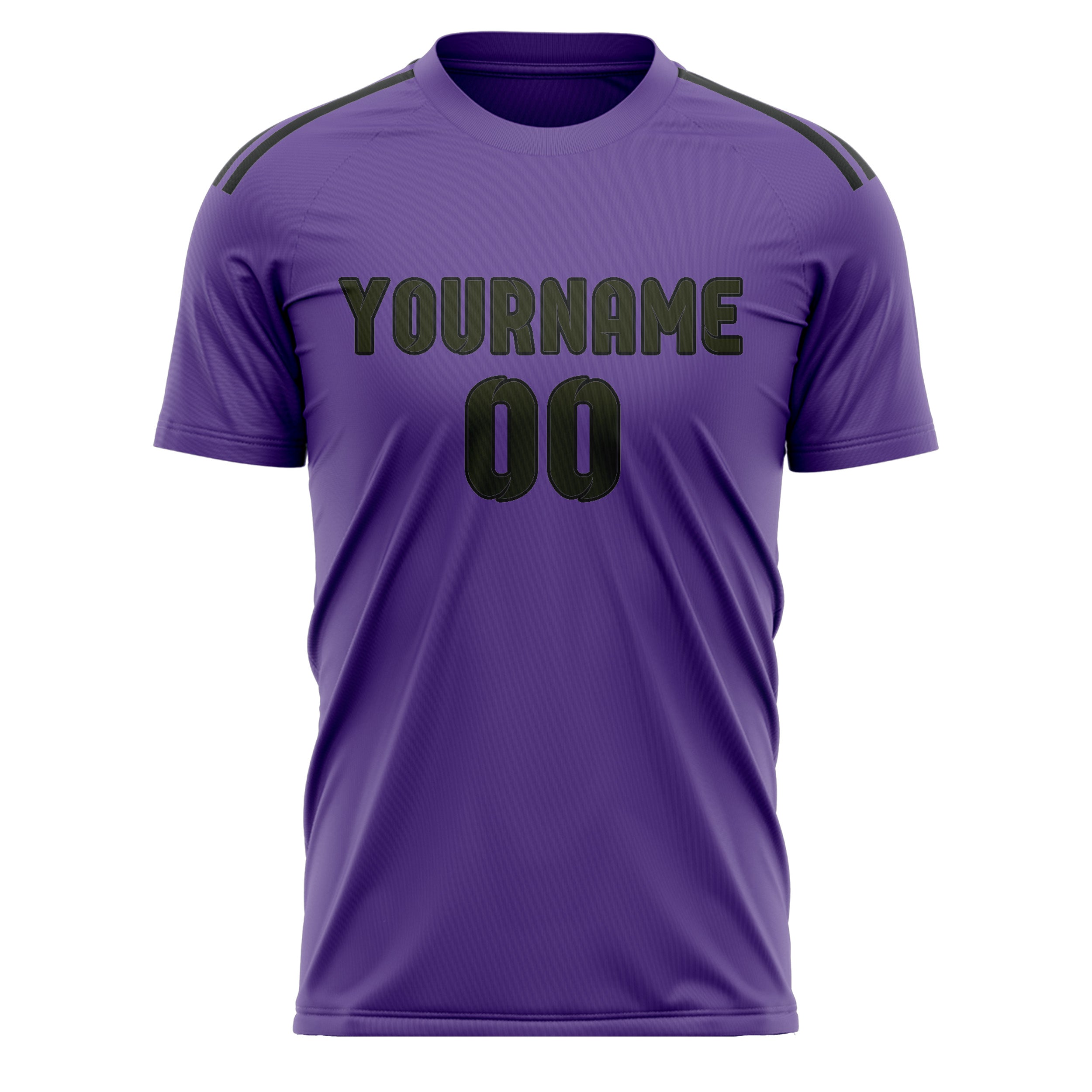 Custom Light Purple Olive Soccer Jersey