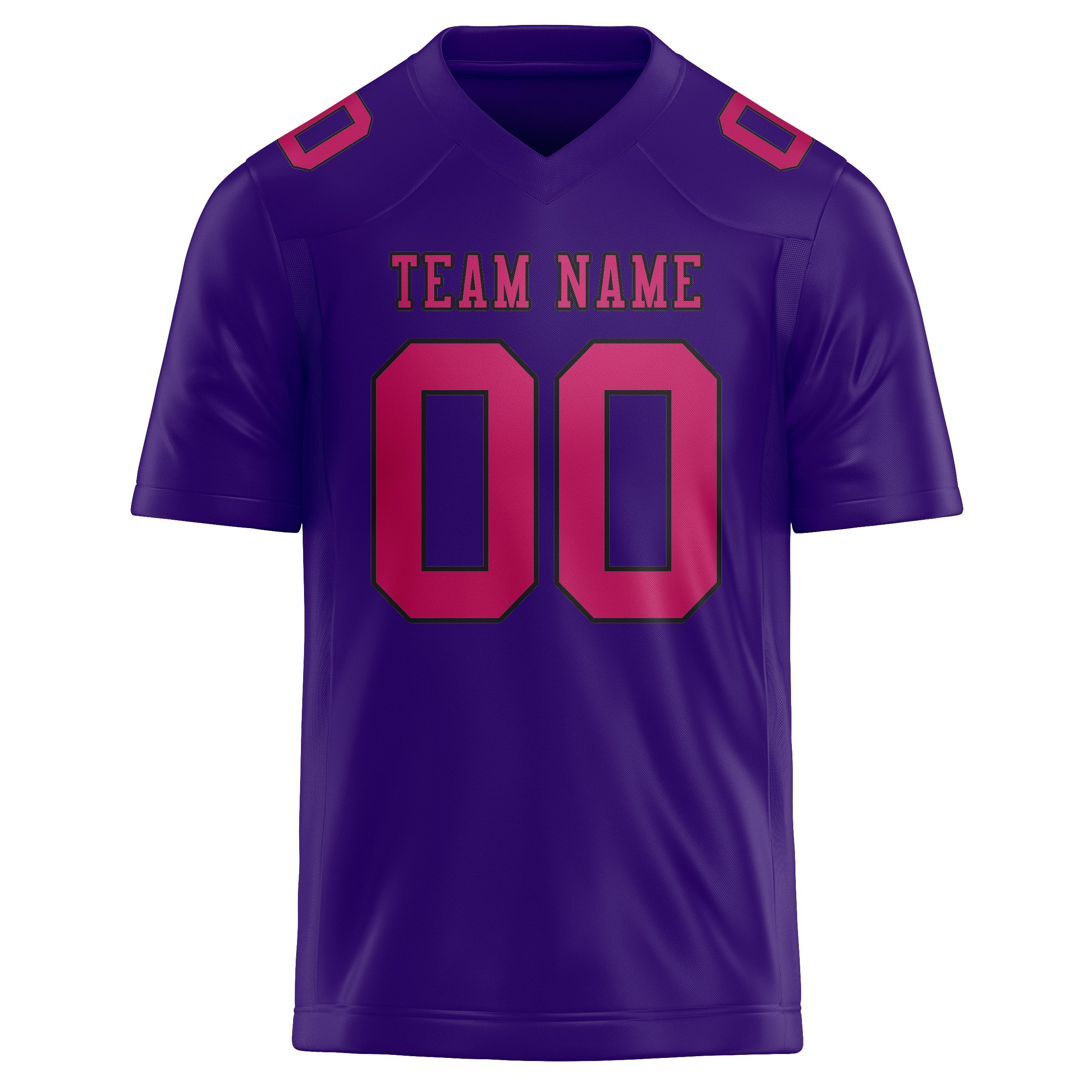 Custom Light Purple Pink Football Jersey
