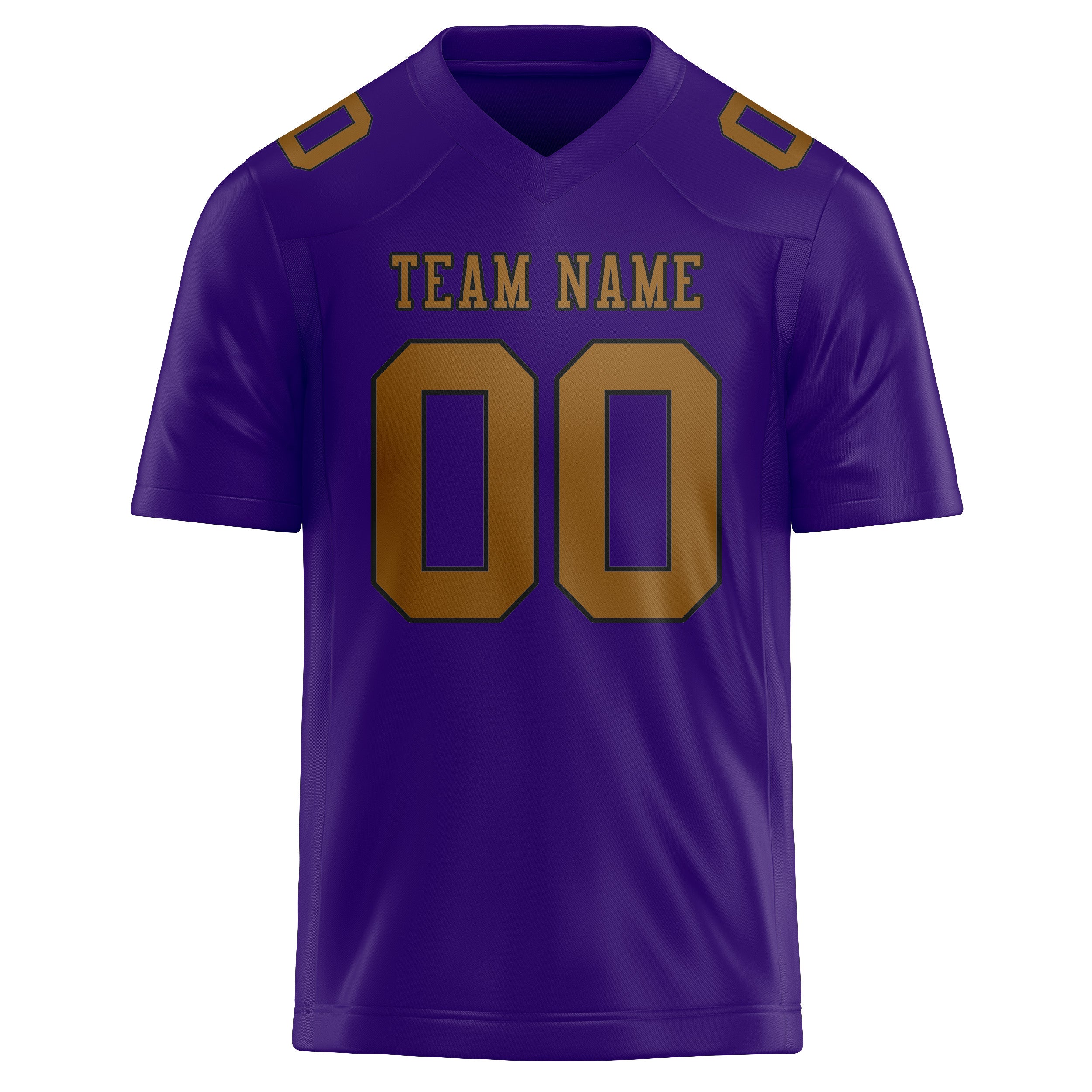 Custom Light Purple Khaki Football Jersey