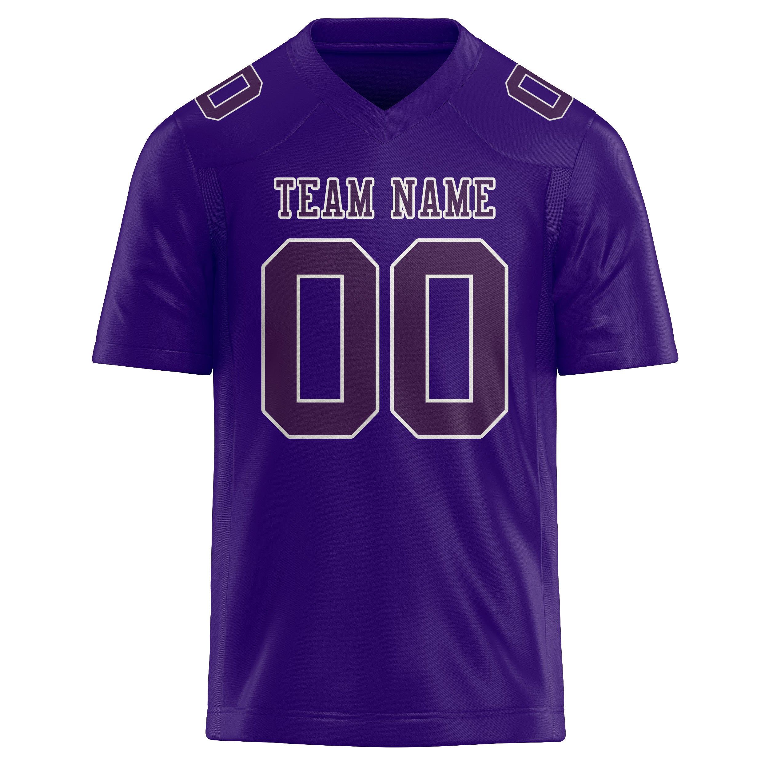 Custom Light Purple Purple Football Jersey