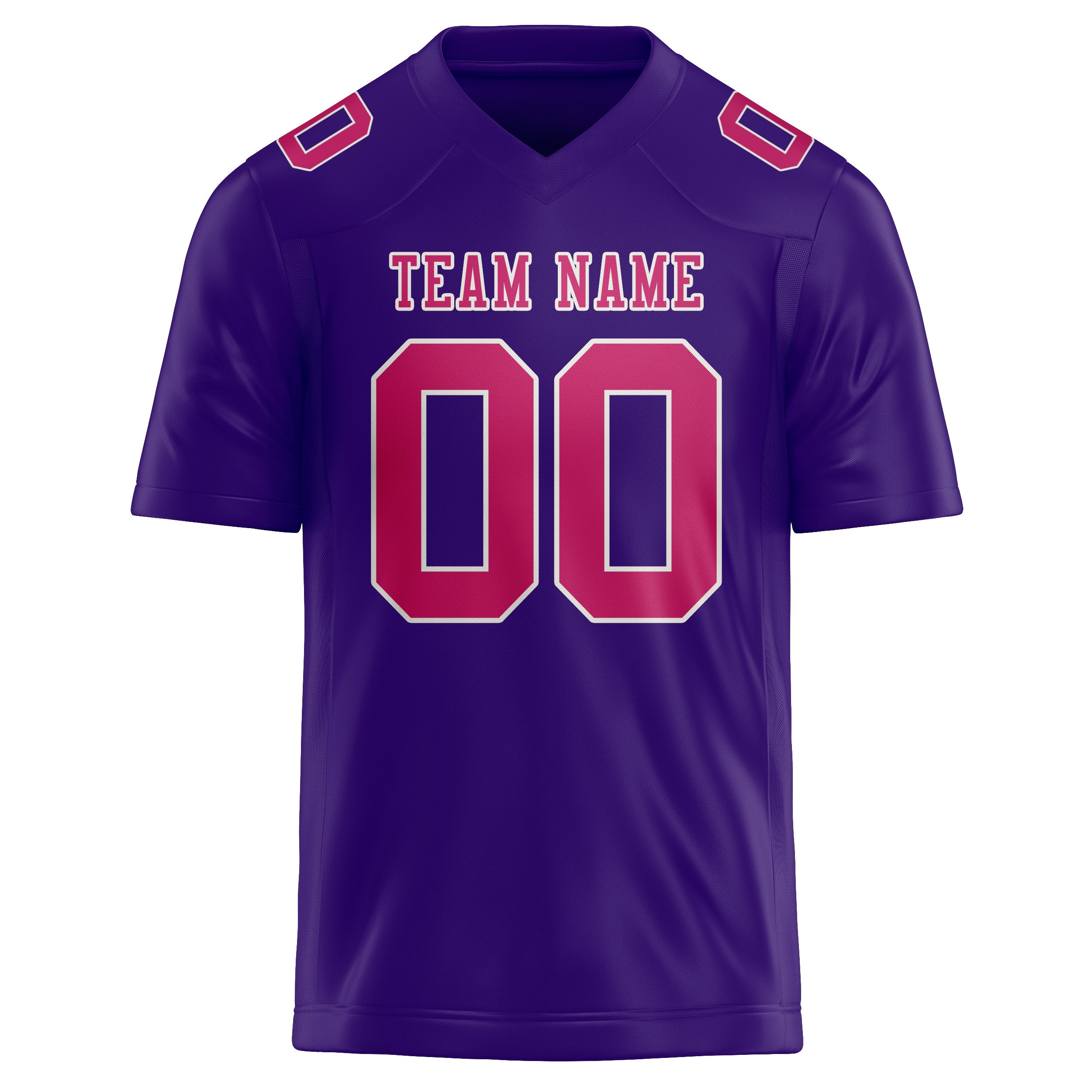 Custom Light Purple Pink Football Jersey