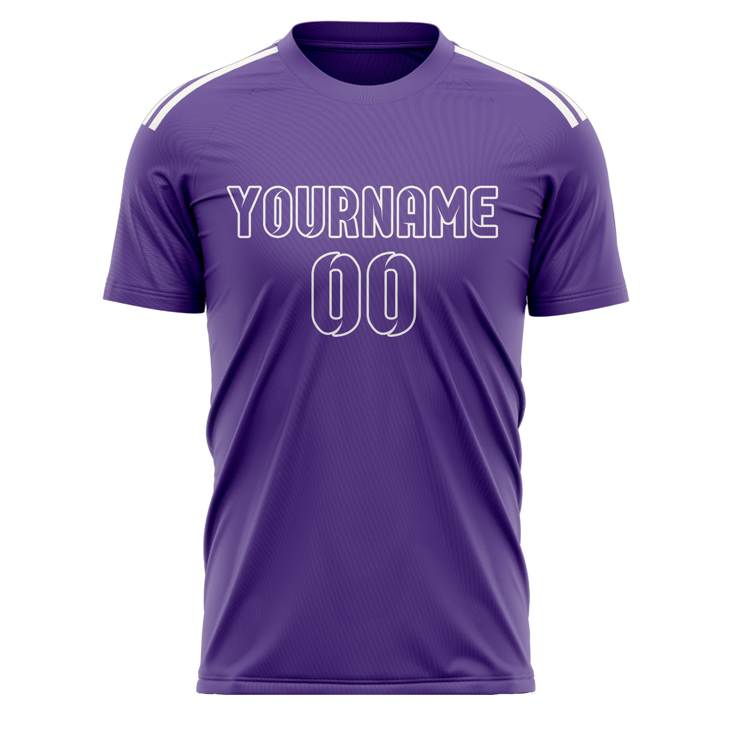 Custom Light Purple Light Purple Soccer Jersey