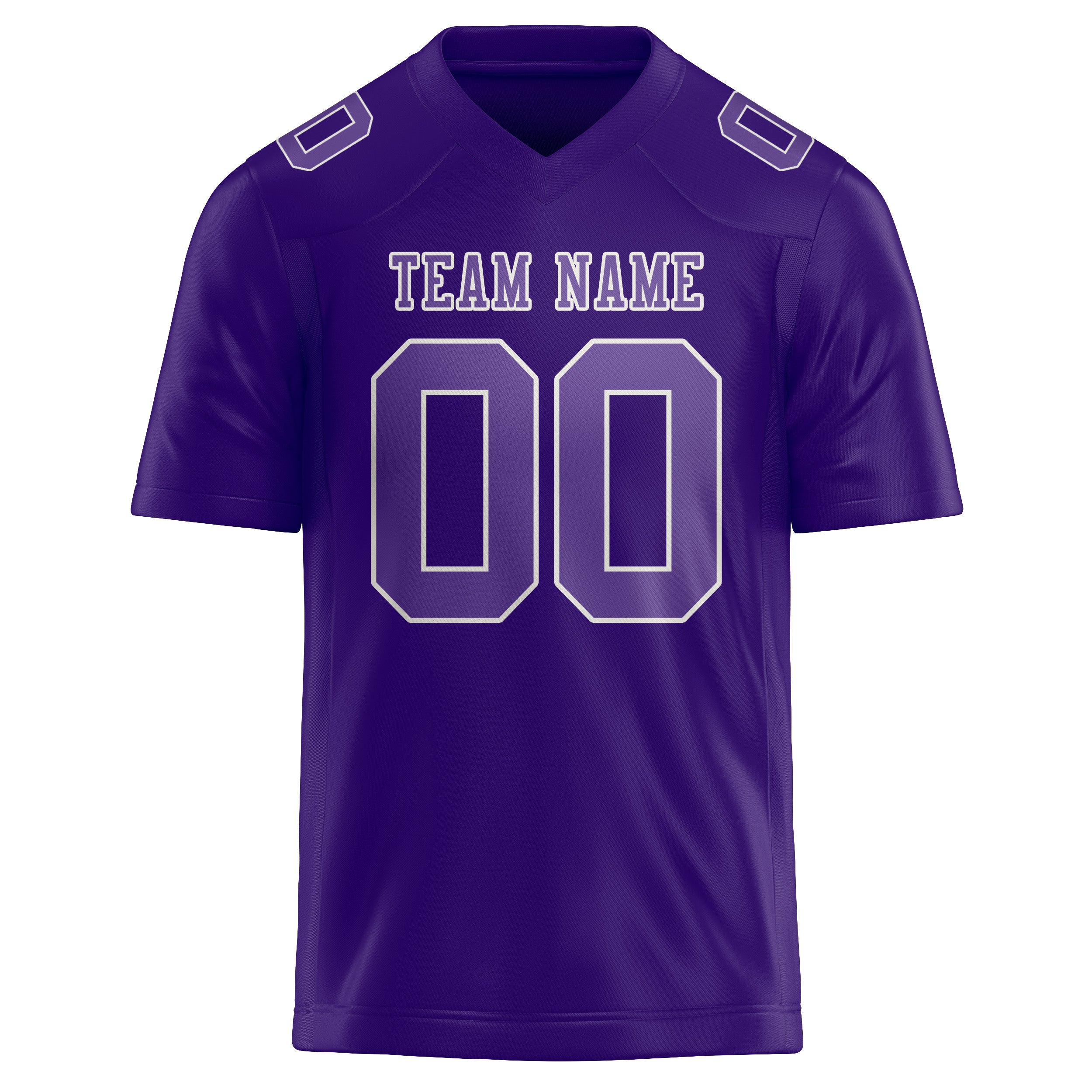 Custom Light Purple Light Purple Football Jersey