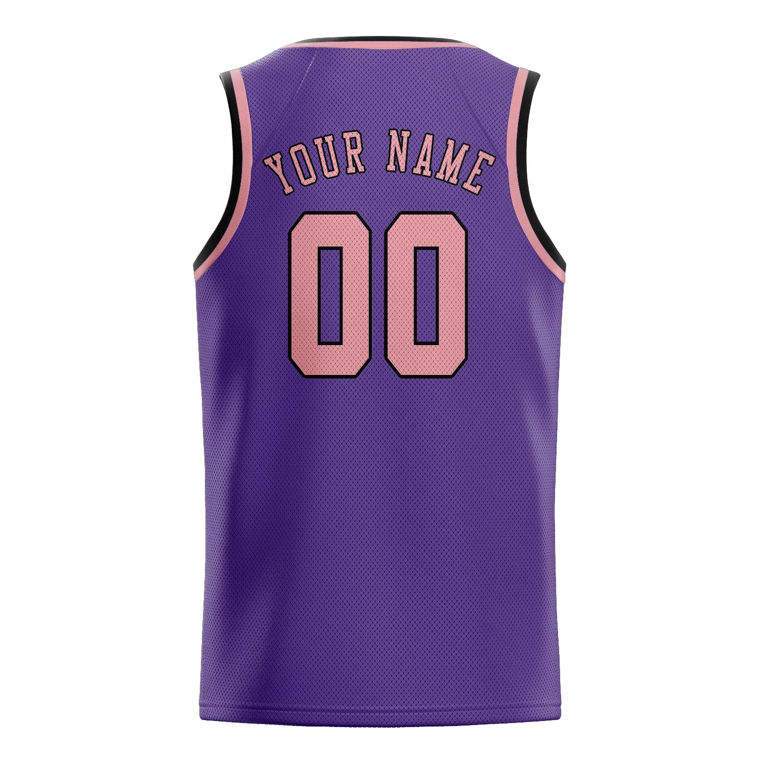 Custom Light Purple Light Pink Basketball Jersey