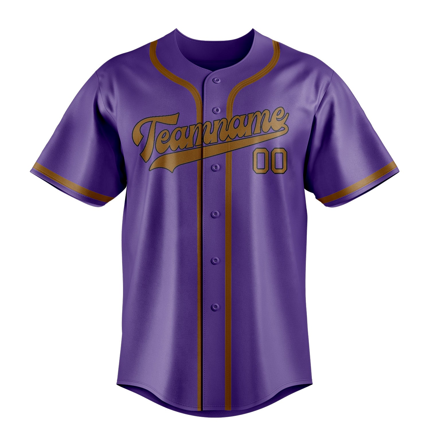 Custom Light Purple Khaki Baseball Jersey
