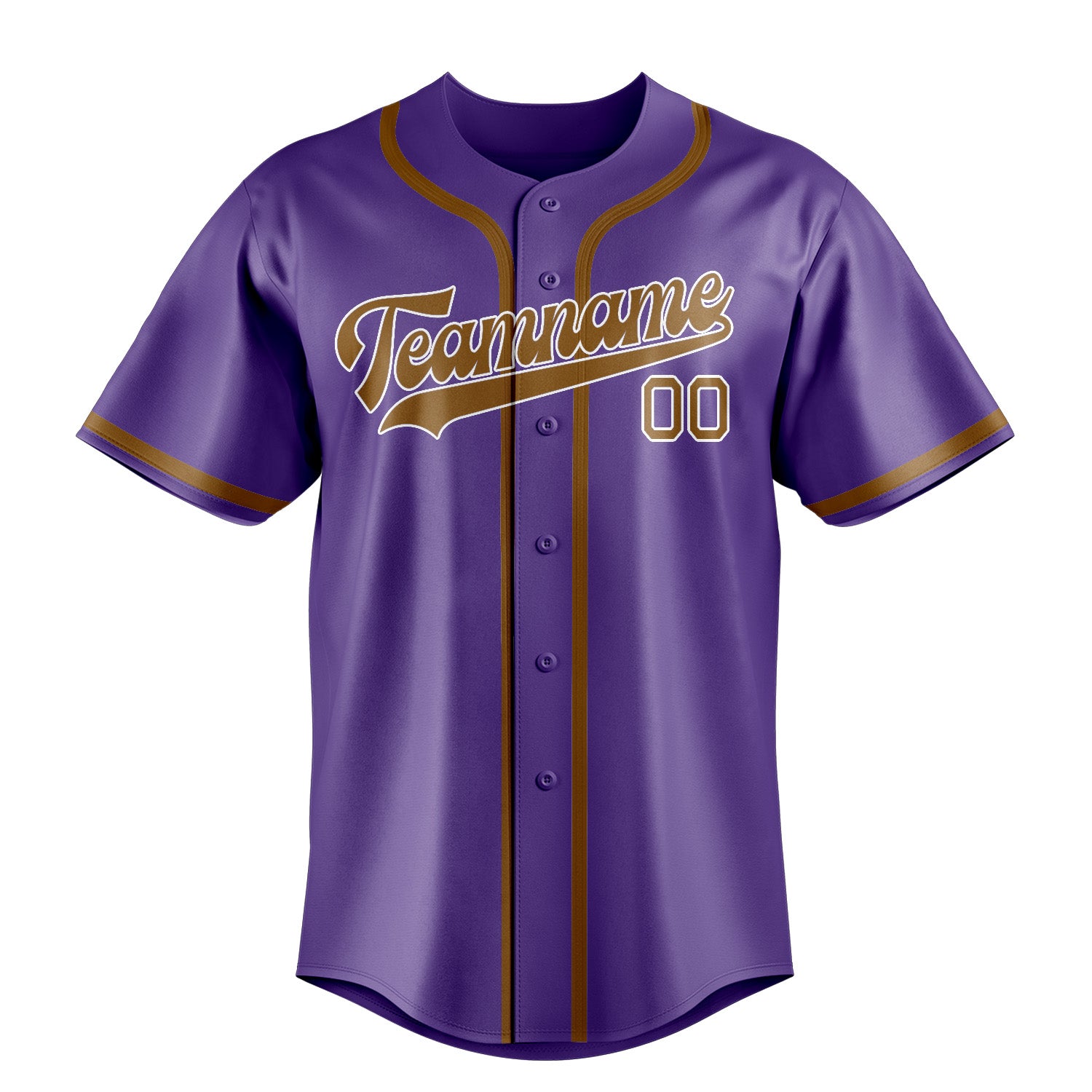 Custom Light Purple Khaki Baseball Jersey