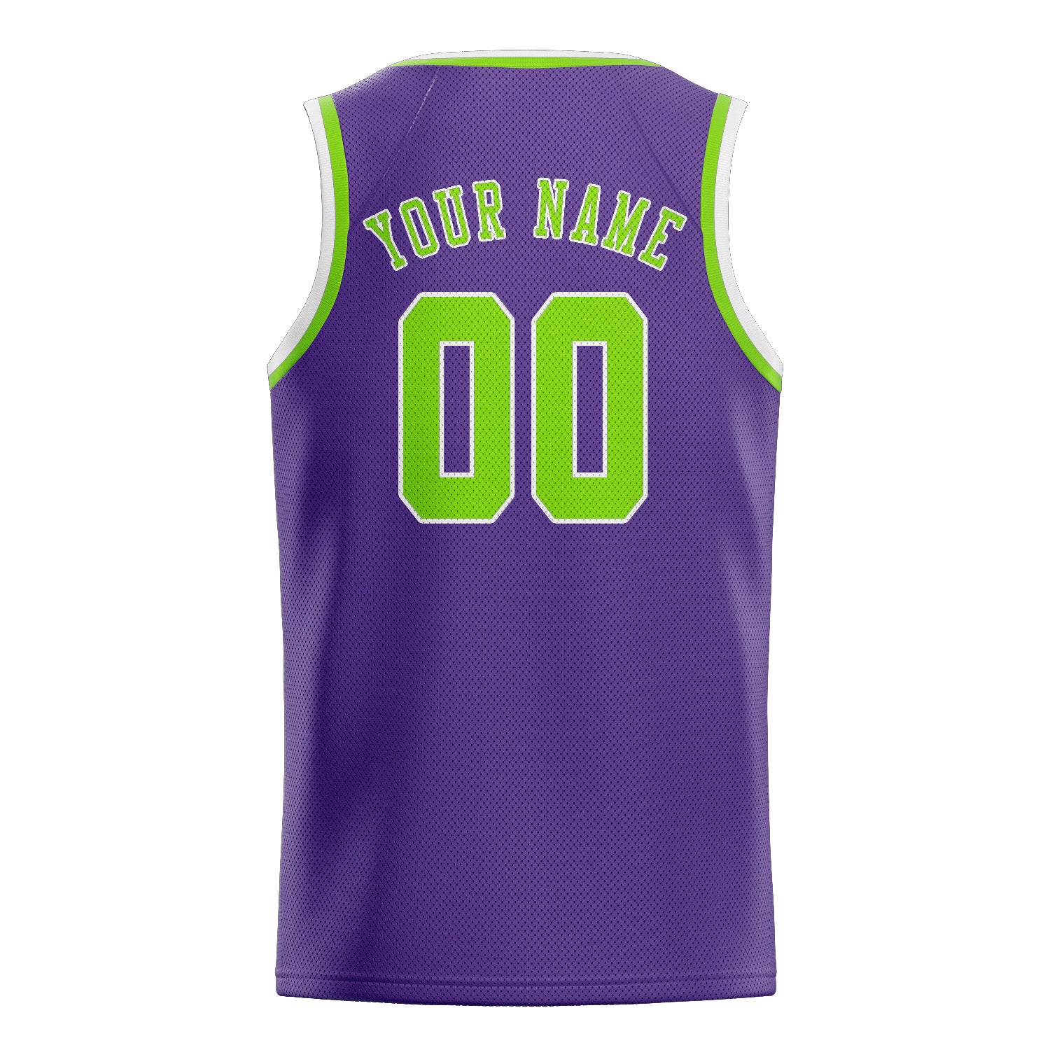 Custom Light Purple Emerald Green Basketball Jersey