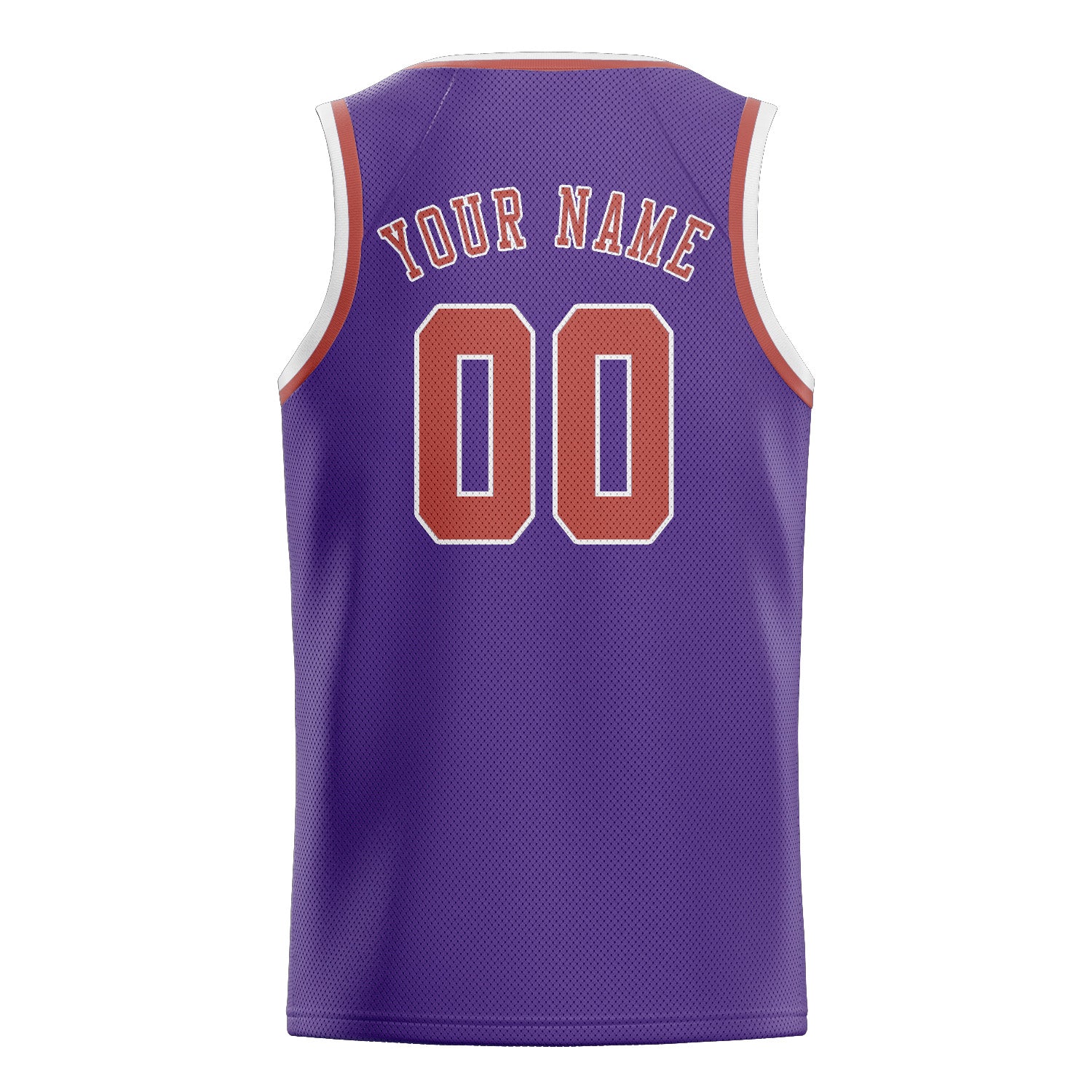 Custom Light Purple Copper Rose Basketball Jersey