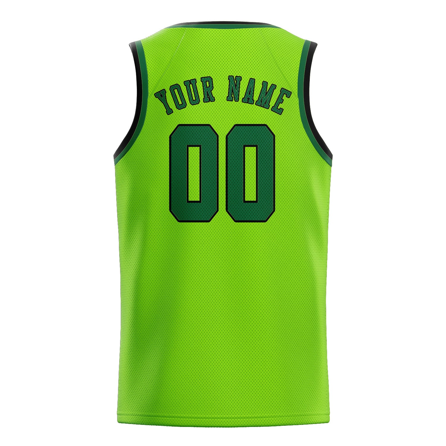 Custom Emerald Green Green Basketball Jersey