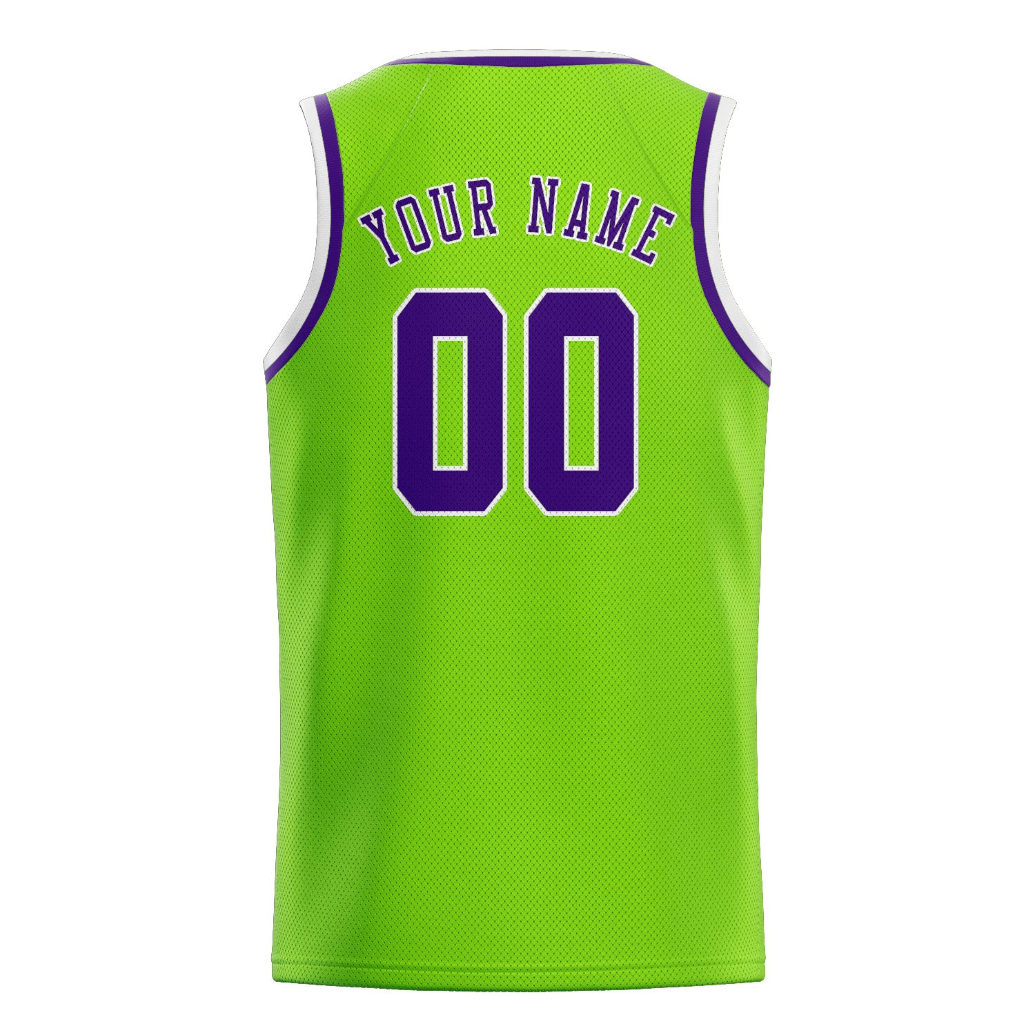 Custom Emerald Green Purple Basketball Jersey