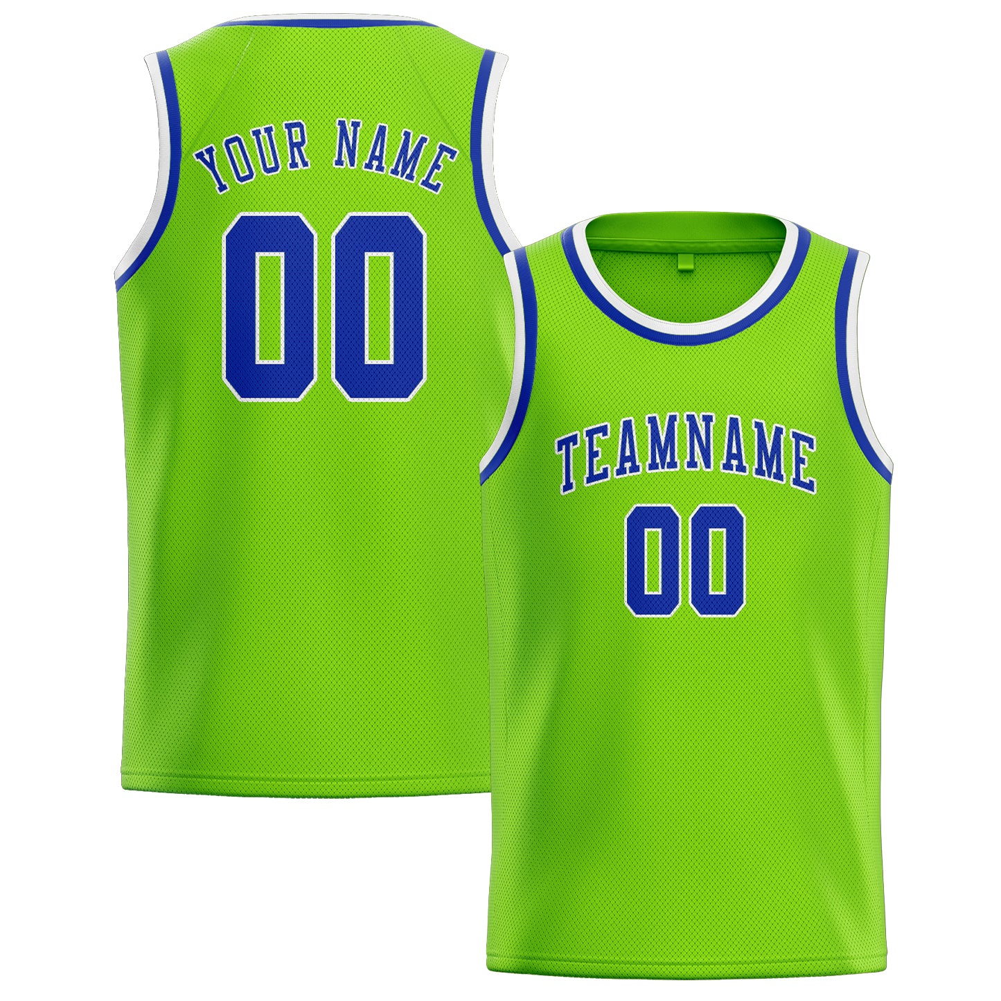 Custom Emerald Green Sky Blue Basketball Jersey